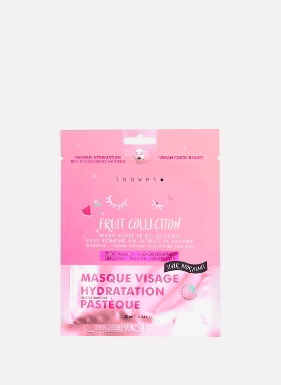 Fruit Collection - Hydrating Face Mask - Watermelon by INUWET INUWET Fruit Collection - Hydrating Face Mask - Watermelon