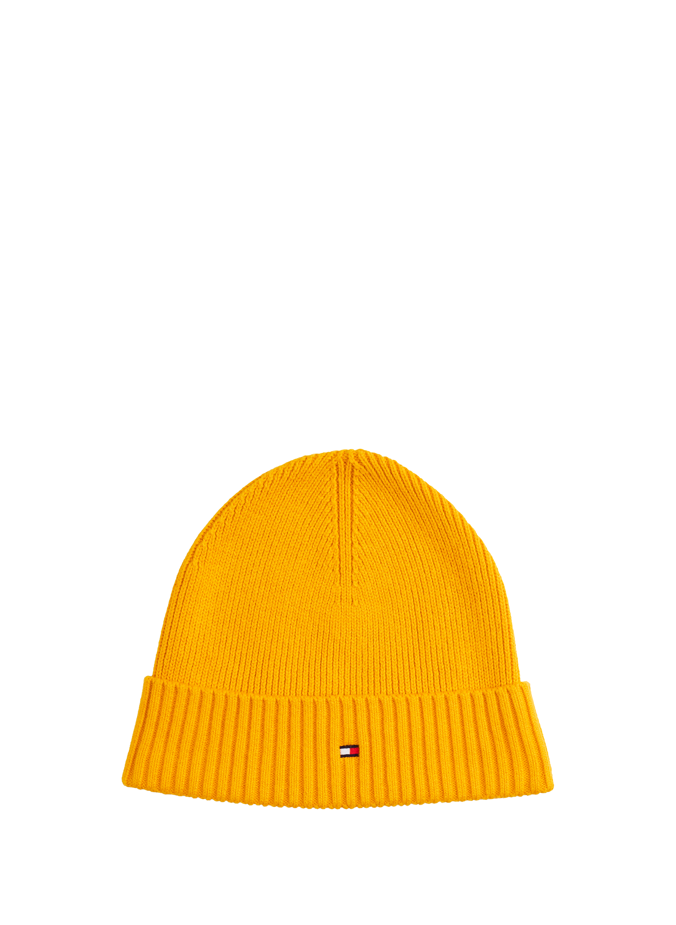 TOMMY HILFIGER Bonnet en coton Jaune