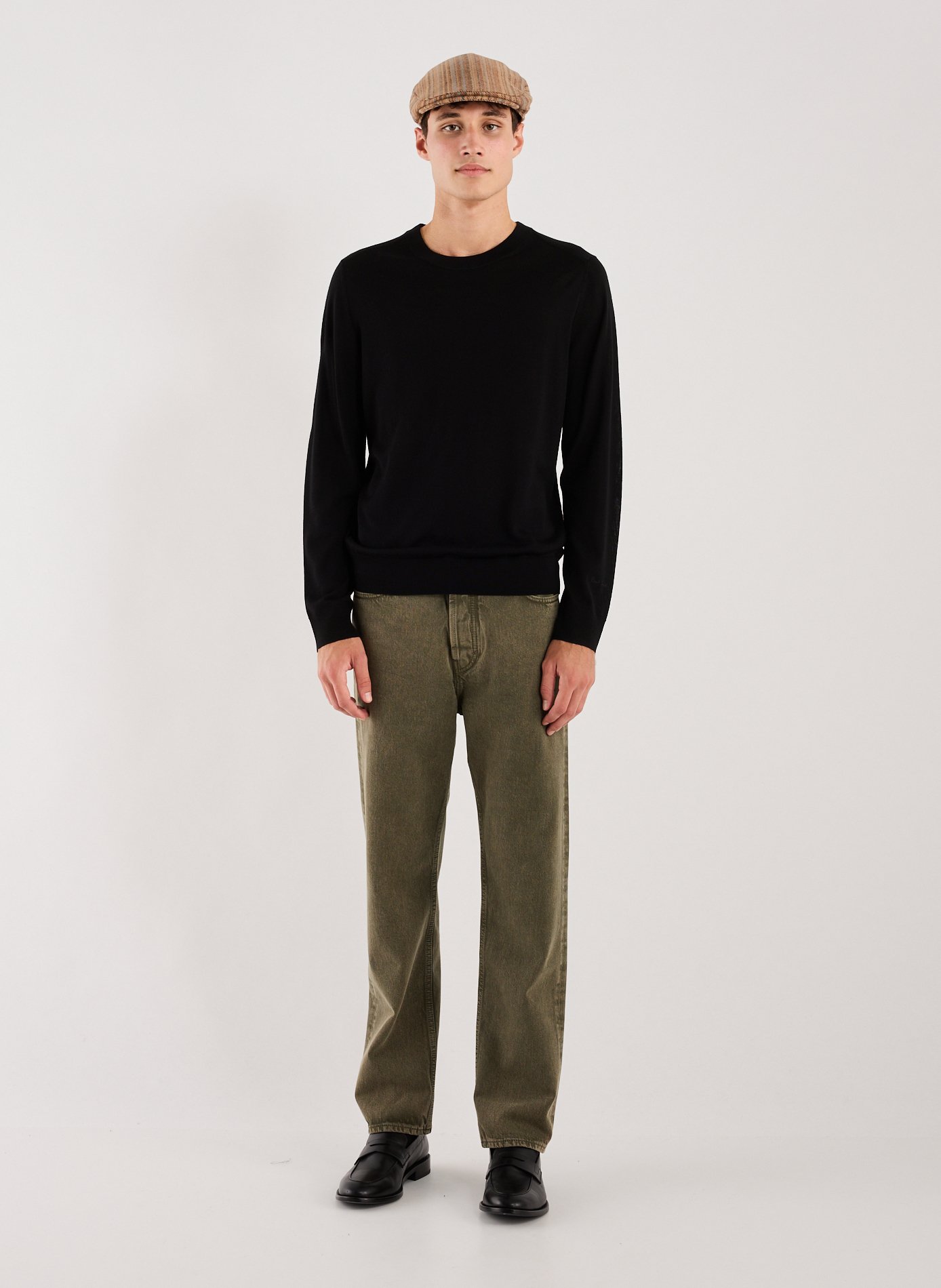 Straight cotton jeans JACOB COHEN Green