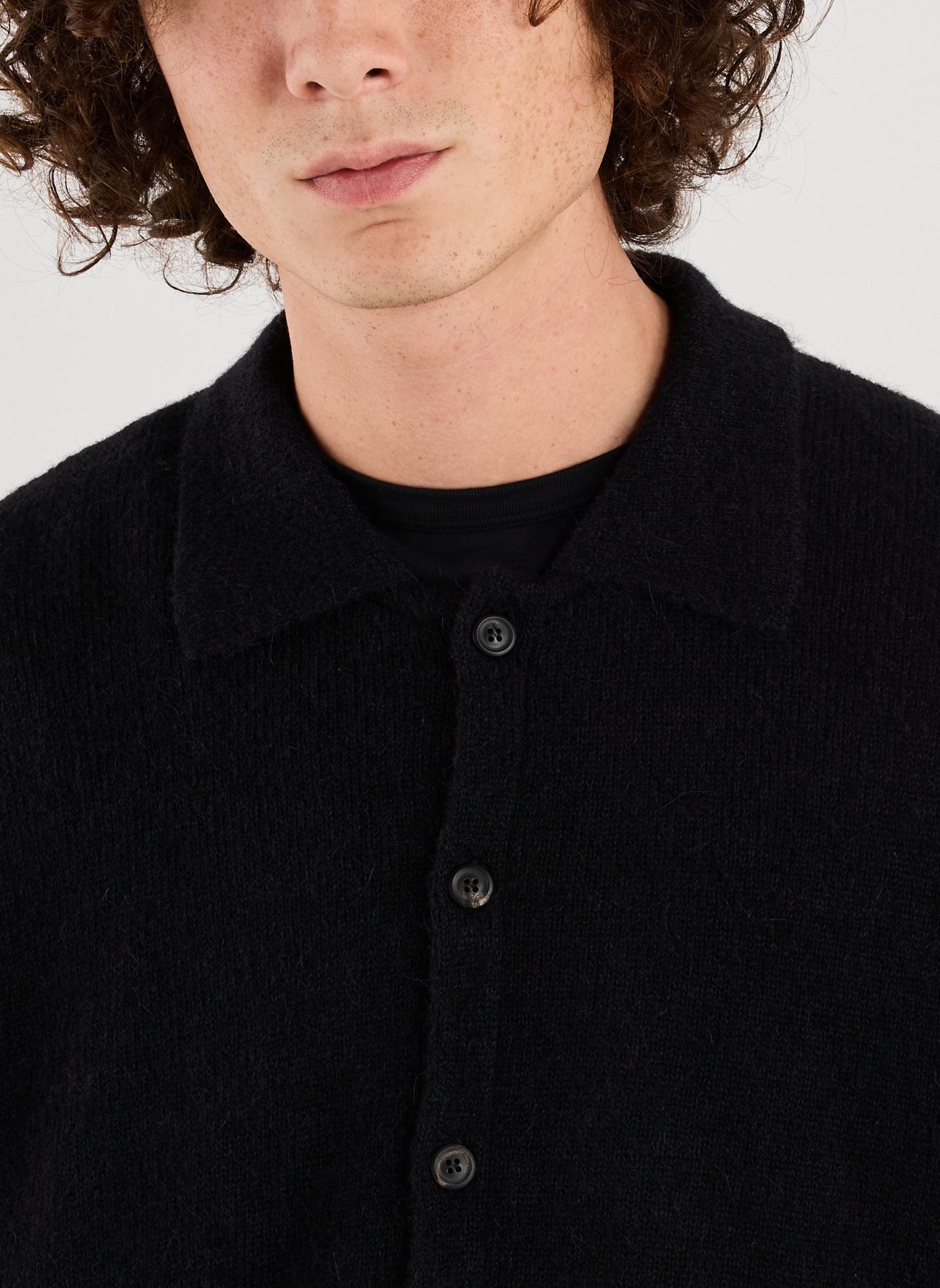 Pull en maille et duveteux OUR LEGACY Noir