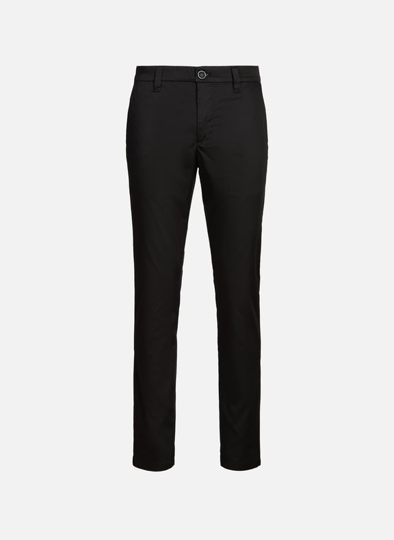 Cotton blend chino trousers Black by ARMANI EXCHANGE ARMANI EXCHANGE Cotton blend chino trousers Black