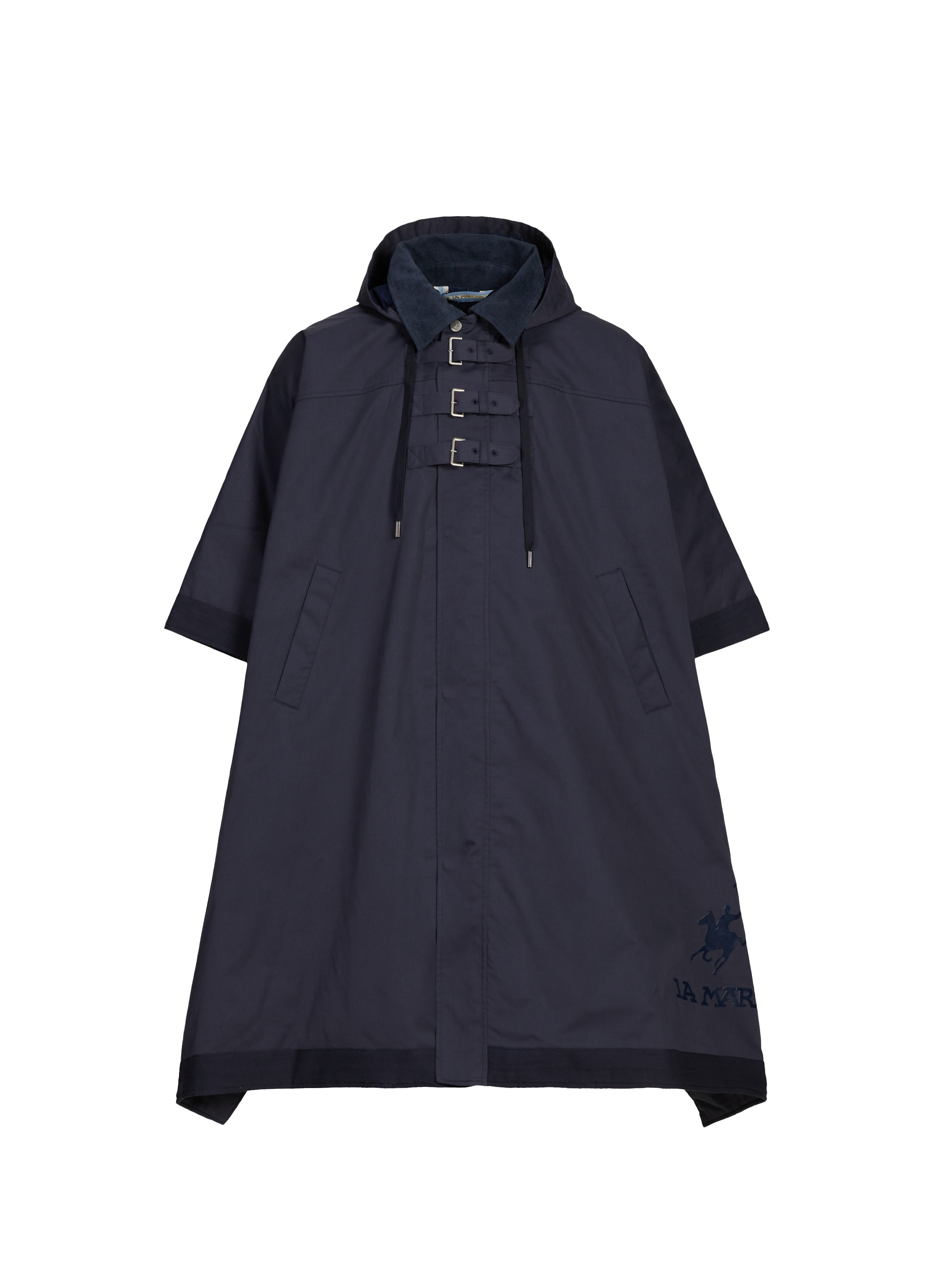LA MARTINA Cape à capuche et col classique Blue