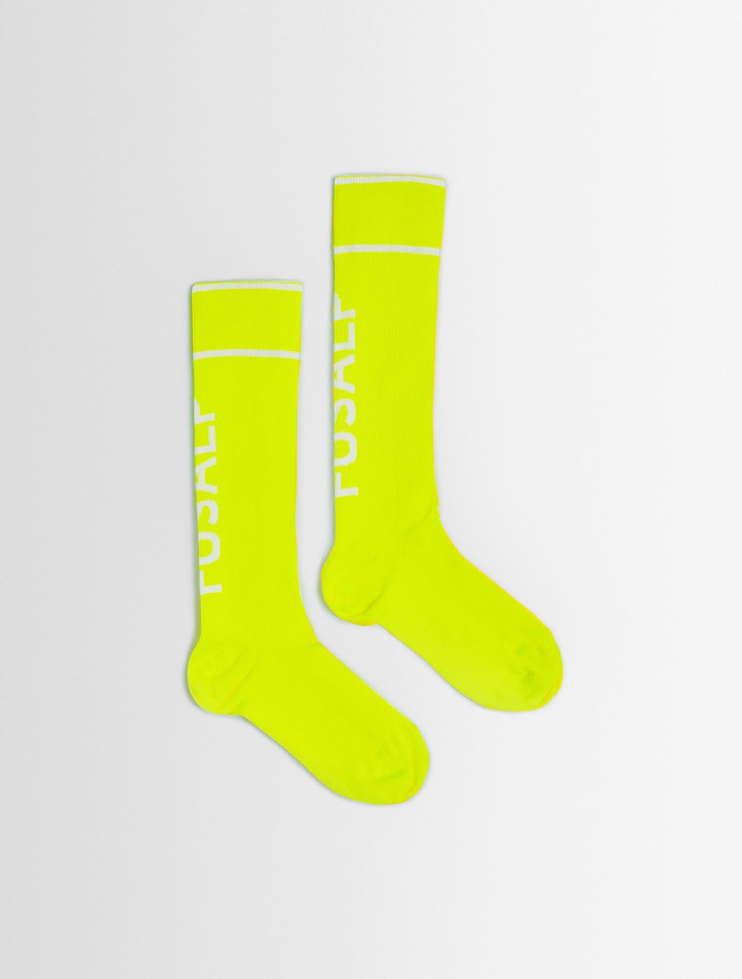 Chaussettes de ski sock pop coupe regular FUSALP Jaune