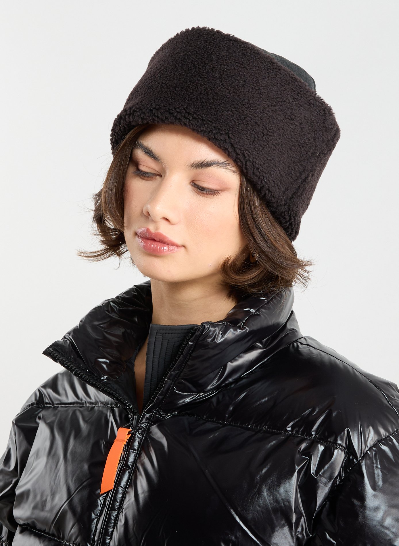 Leather beanie OUR LEGACY Brown