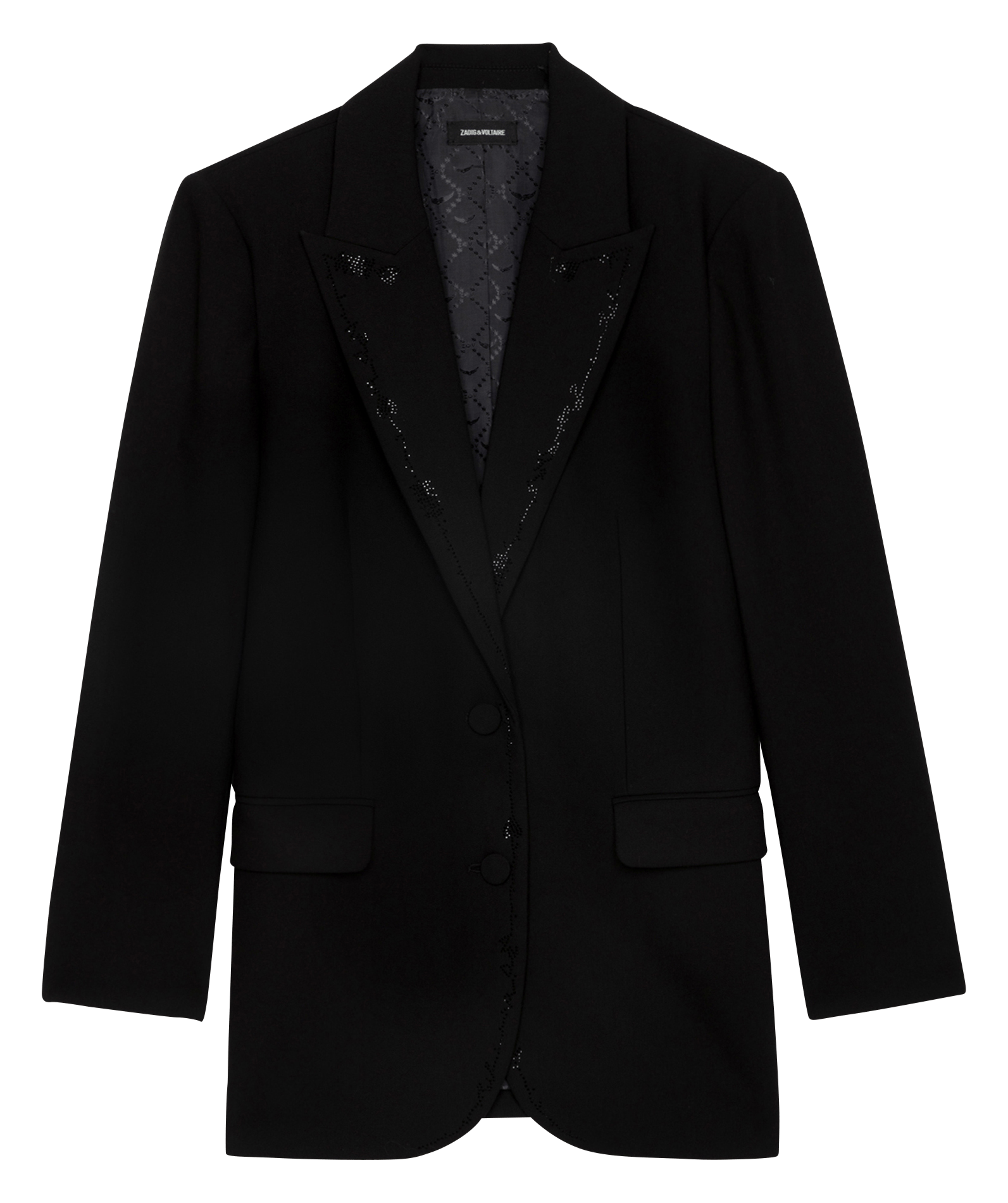Blazer droit structuré viva ZADIG&VOLTAIRE Noir