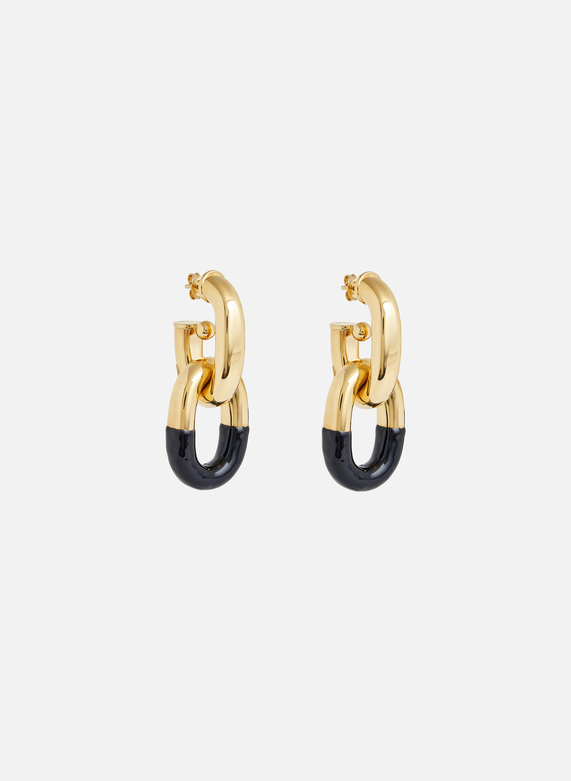 Boucles d’oreilles xl link RABANNE Doré