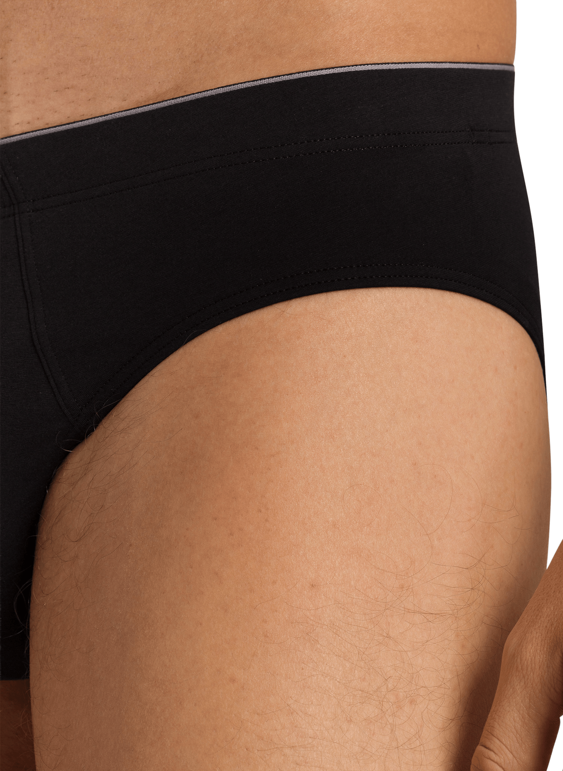 Cotton superior briefs HANRO Black