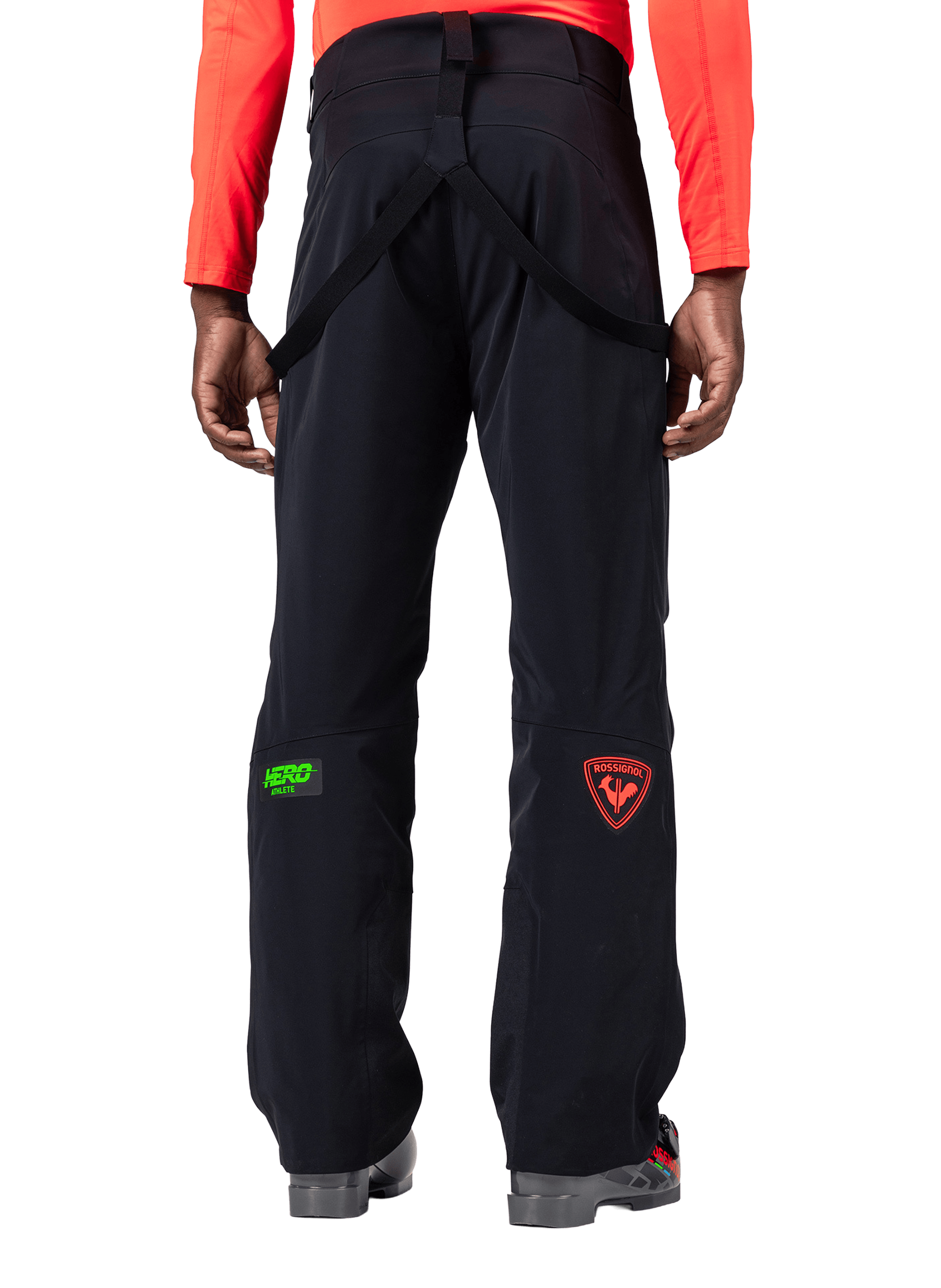 Pantalon de ski avec bretelles ajustables ROSSIGNOL Noir