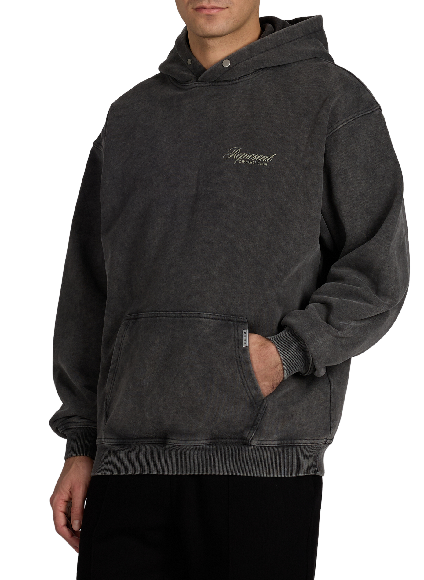 Cotton hooded sweatshirt REPRESENT Grey