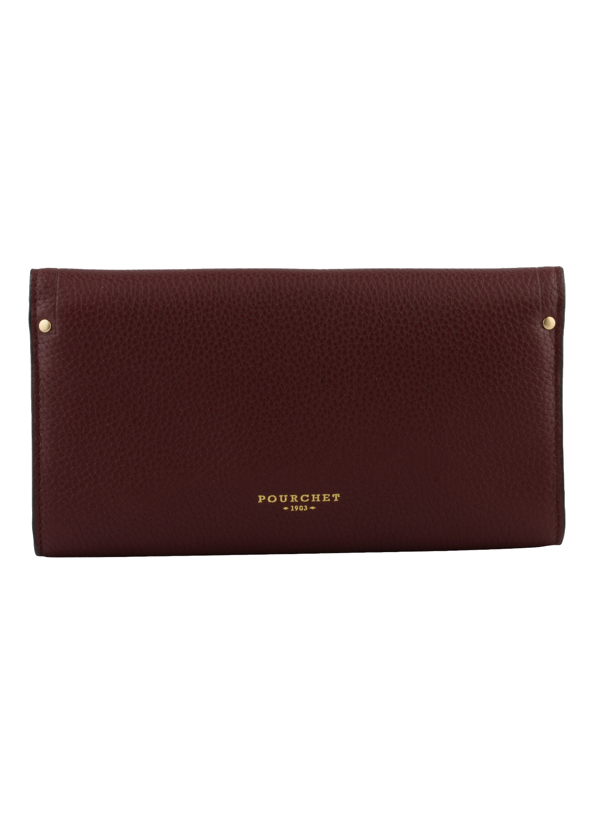 Sèvres | Pochette en cuir de vachette POURCHET Rouge