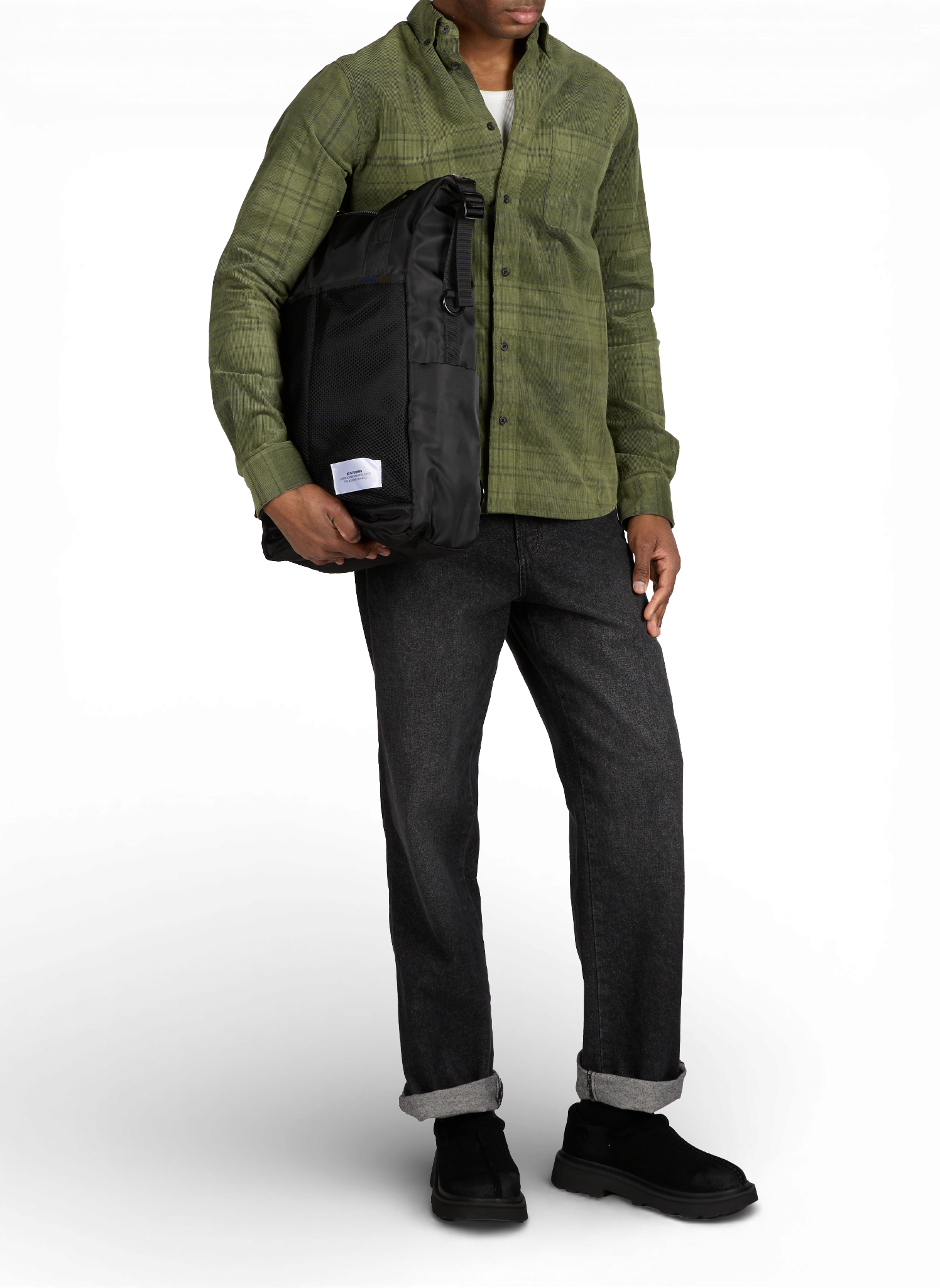 Large backpack AY STUDIOS Black