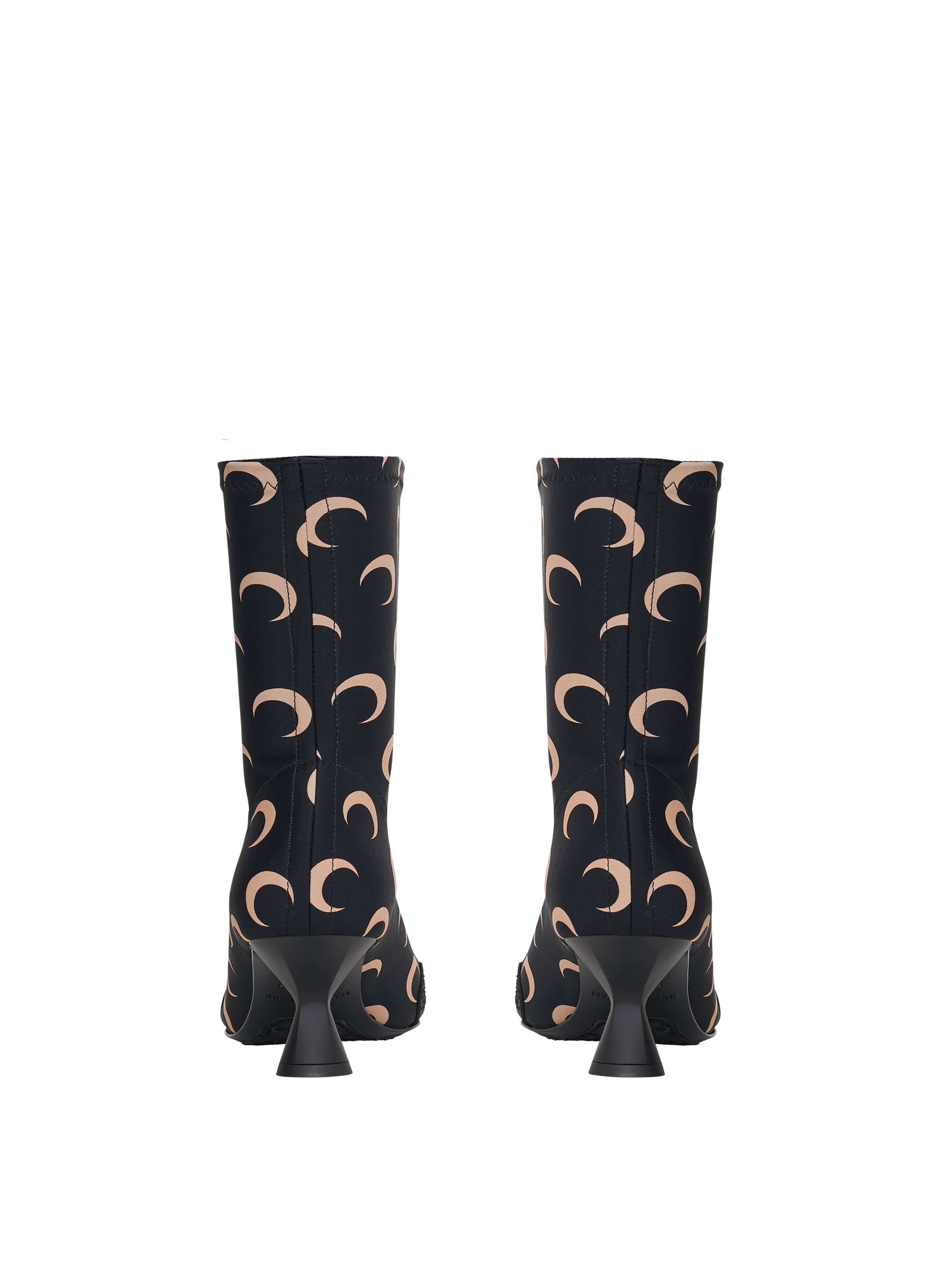 Bottines chaussette all over moon MARINE SERRE Noir