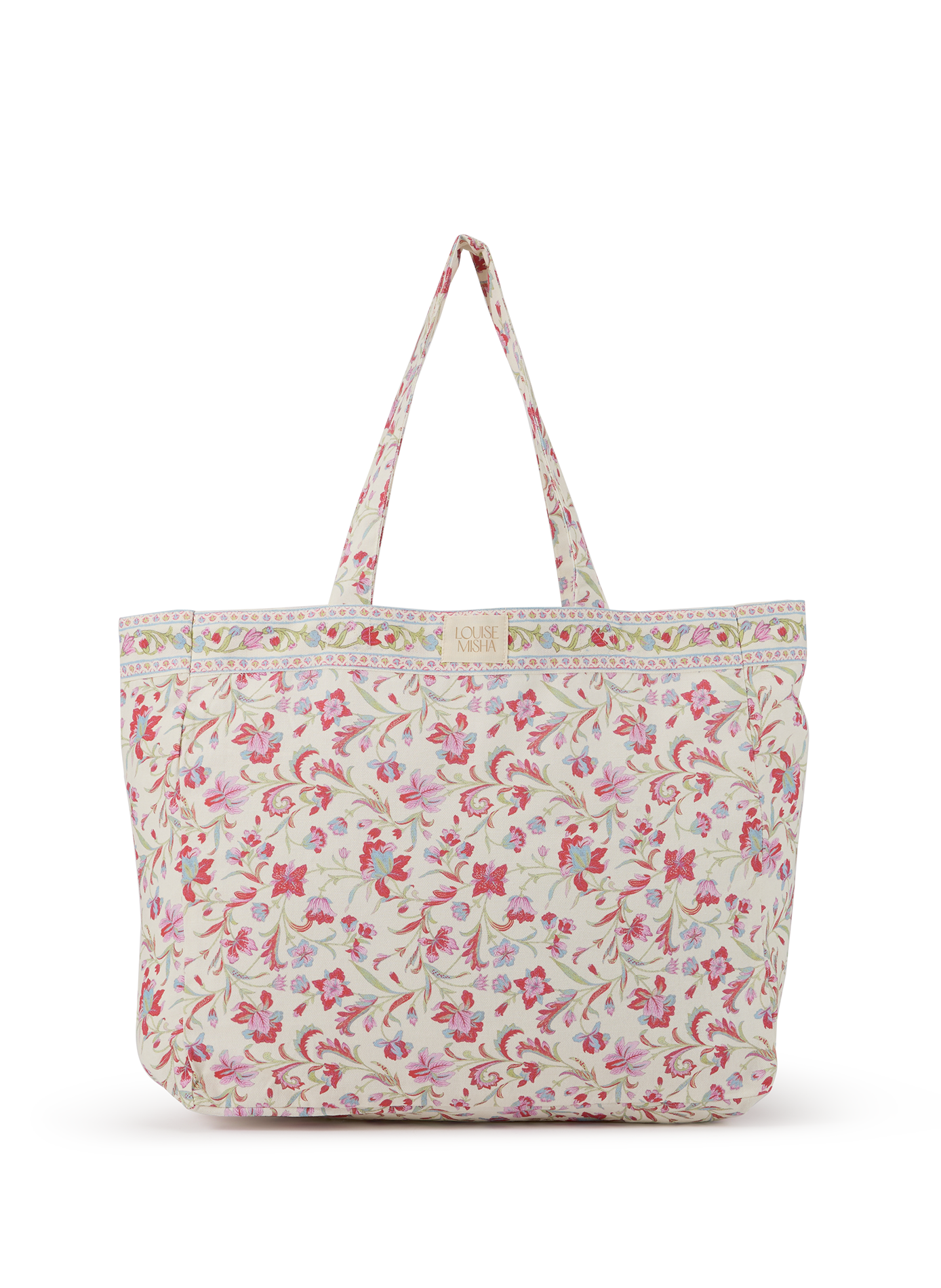 Tote Bag Beverly imprimé en coton LOUISE MISHA Multicolore