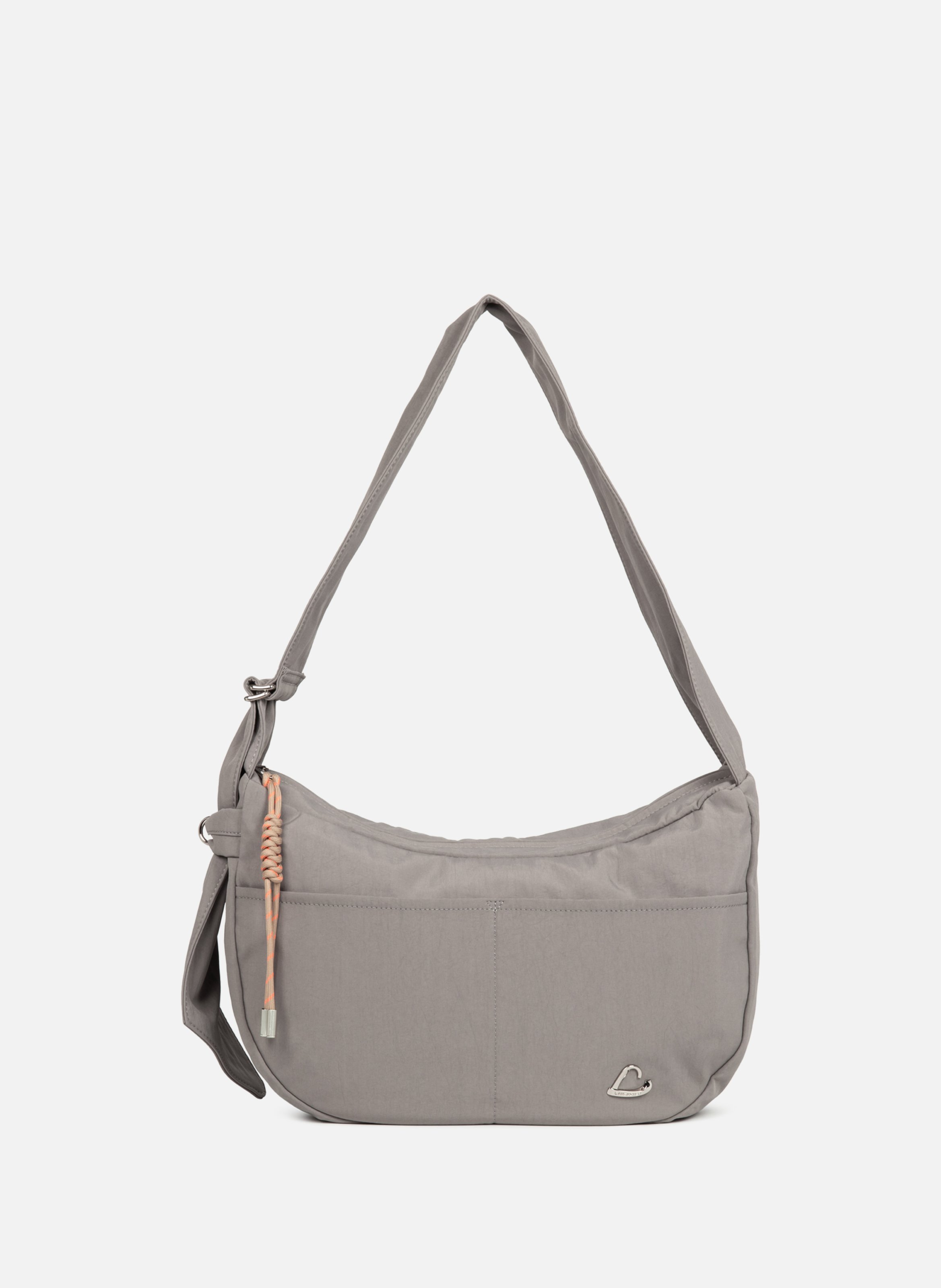Large shoulder bag - basic love LANCASTER Grey