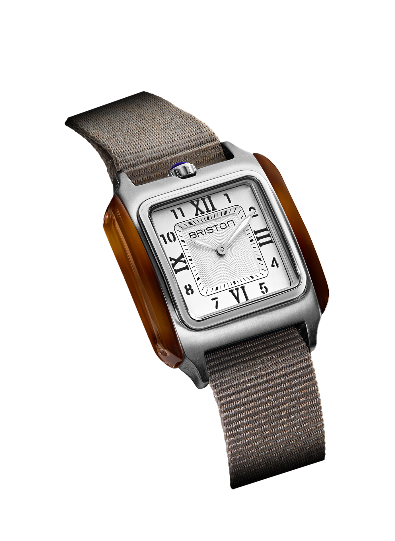 Montre Streamliner Kennedy en nylon BRISTON Blanc