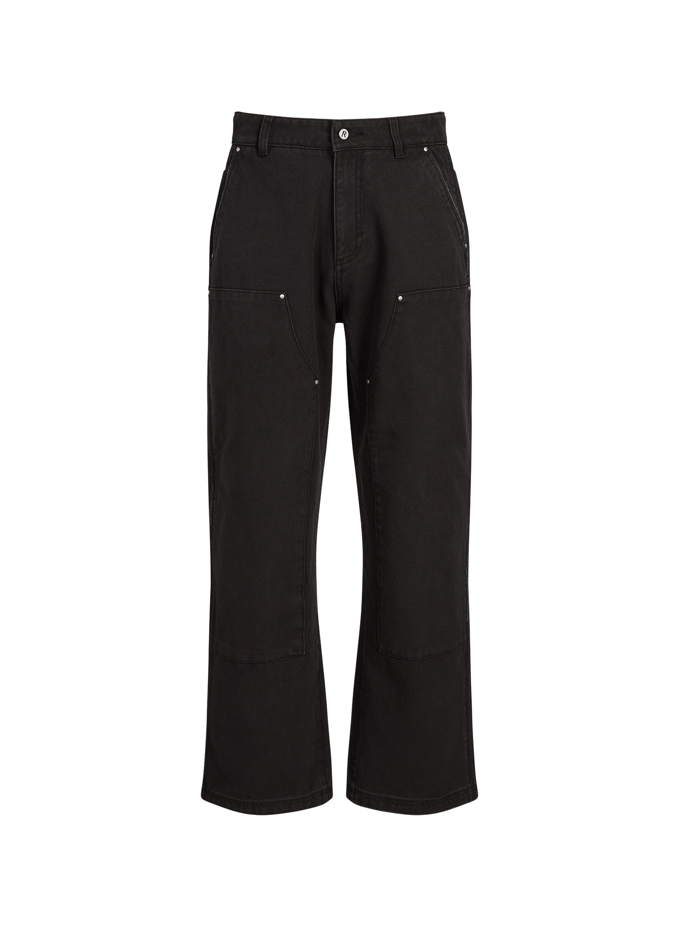 Jean droit en coton REPRESENT Noir