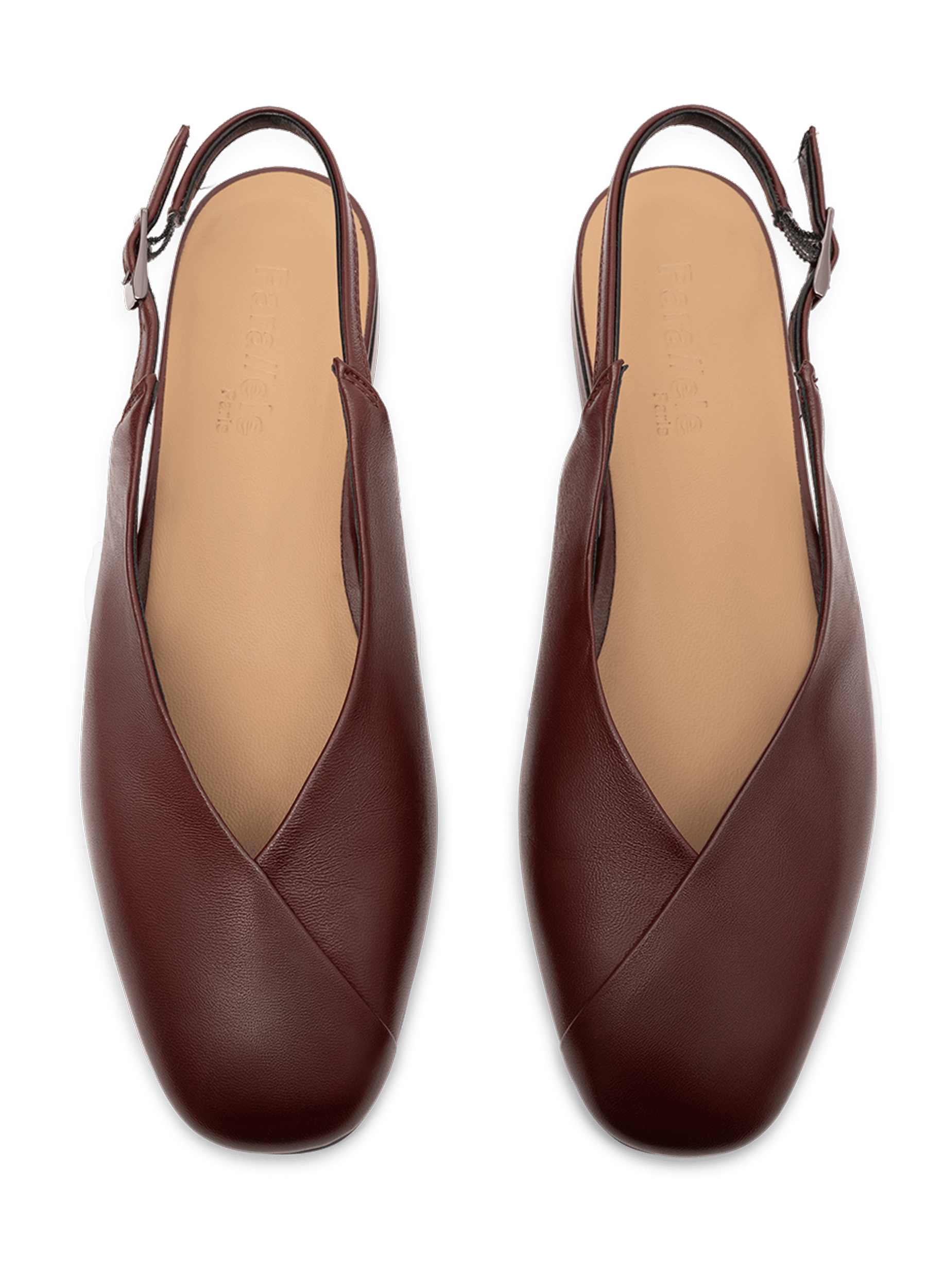 Ballerines donata en nappa | Rouge PARALLELE Femme