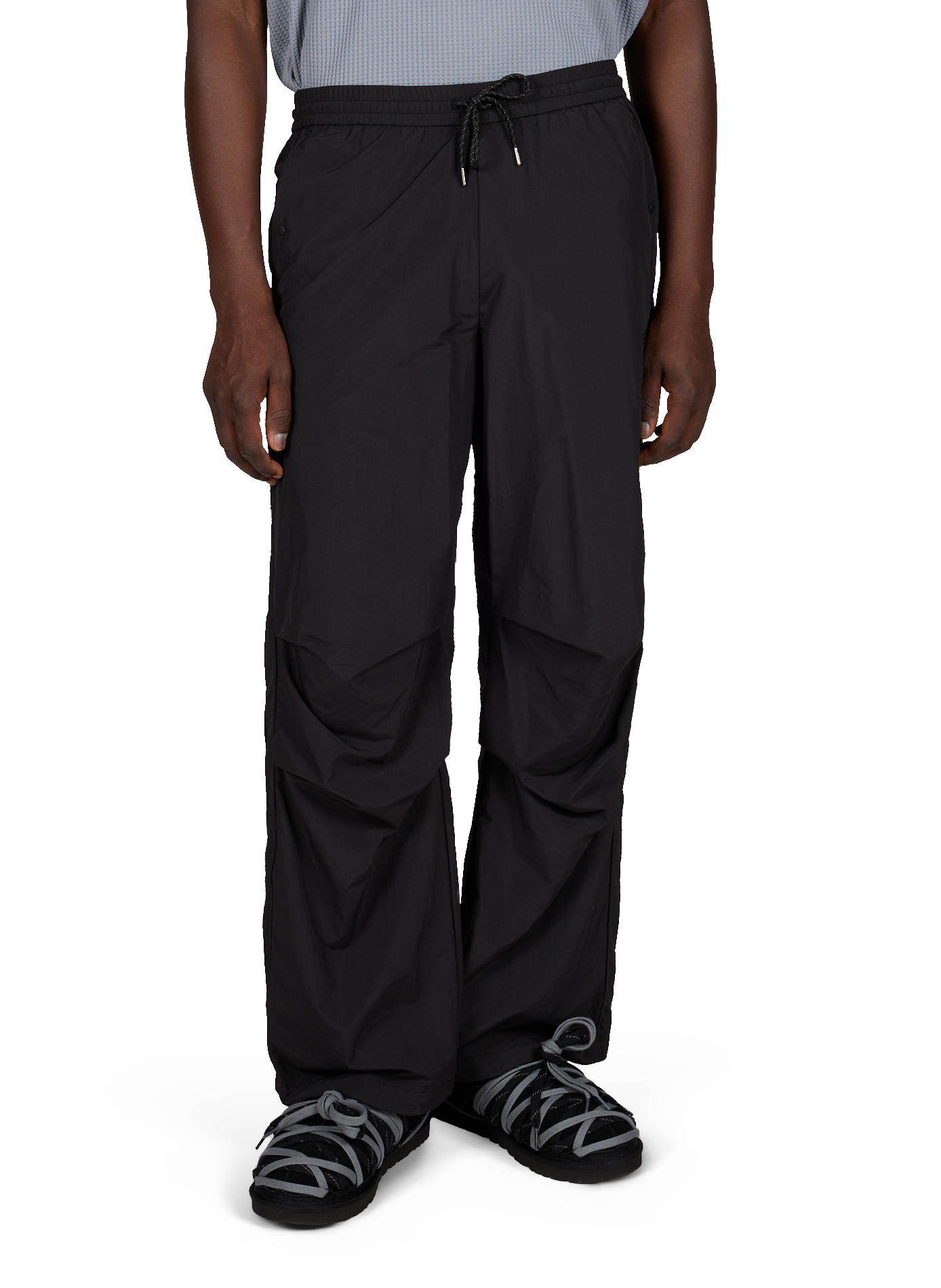 Straight-fit joggers   RAINS Black