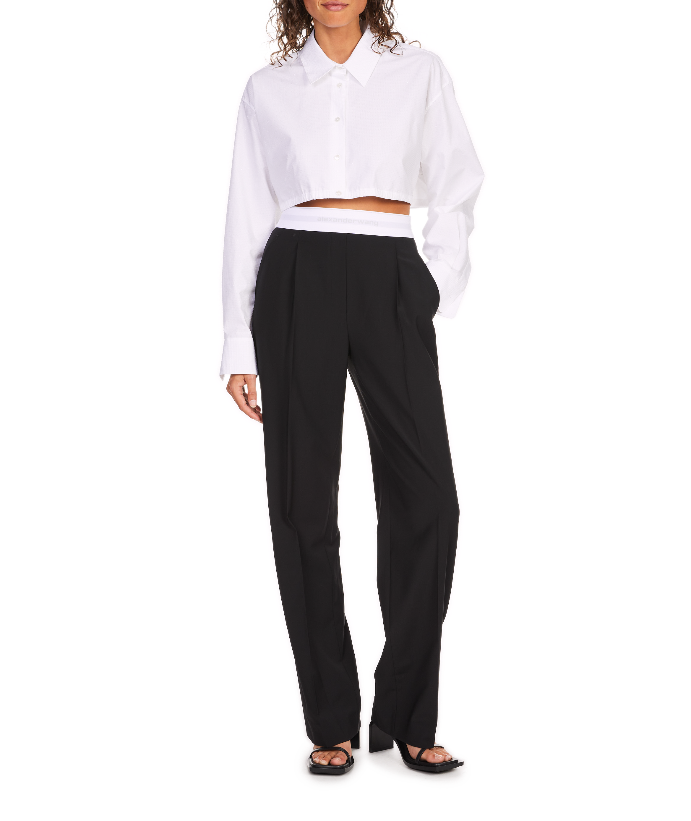 Wool tailored Trousers  ALEXANDER WANG Black