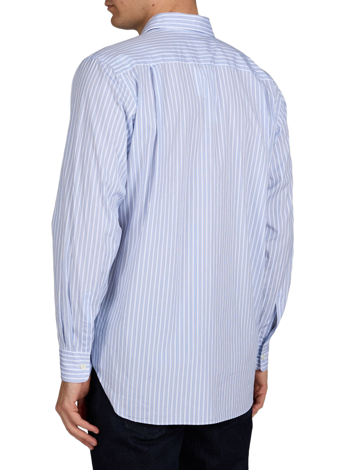 Chemise droite en coton bleu COMME DES GARCONS PLAY Bleu