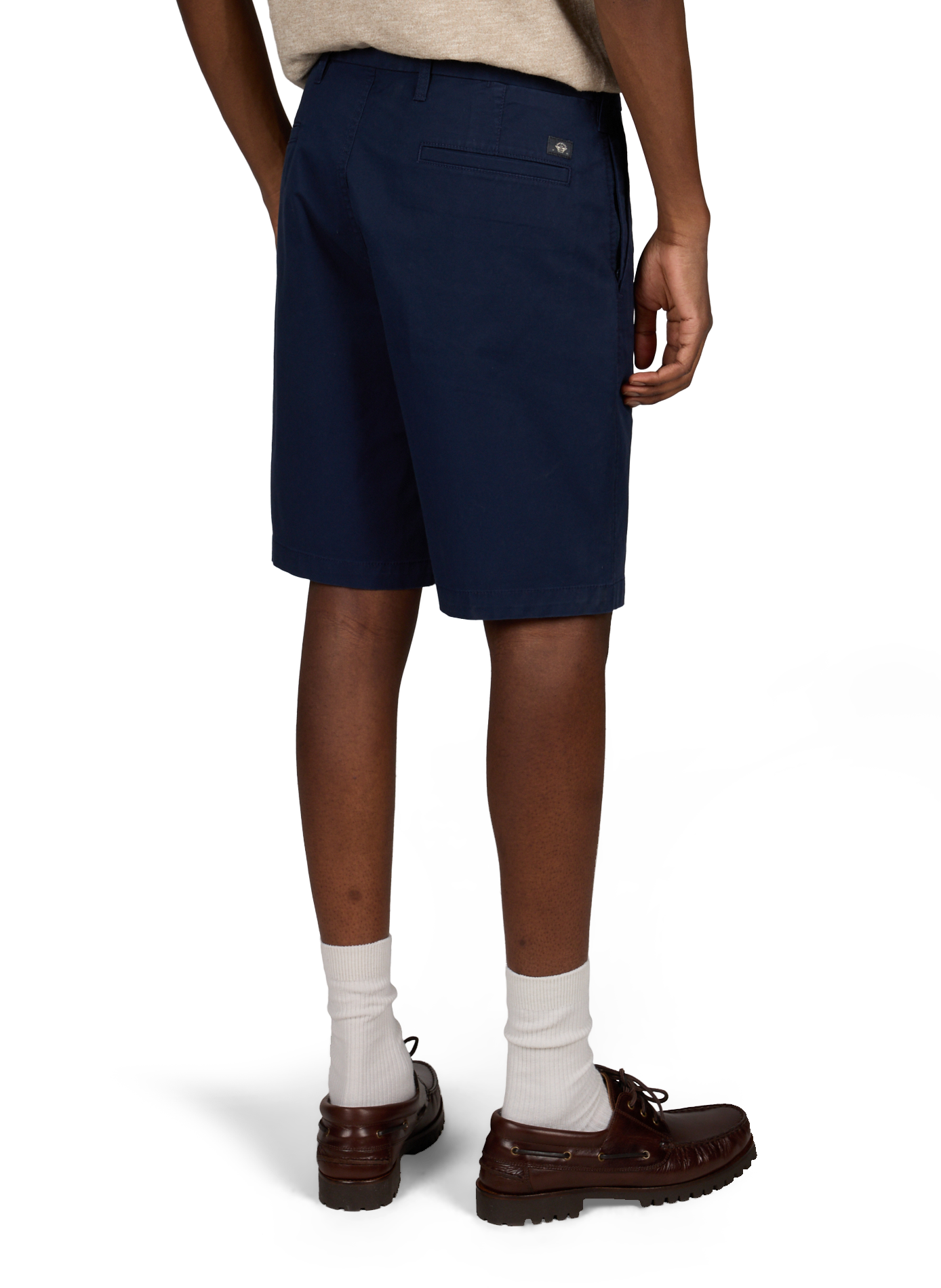 Ultimate straight cotton blend shorts DOCKERS Blue