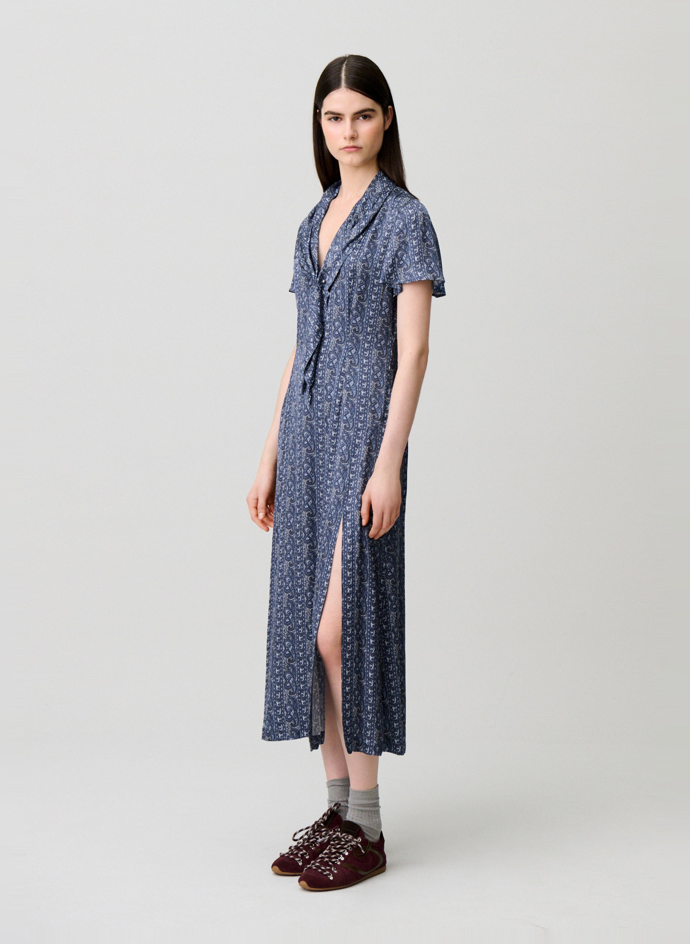 Robe longue évasée CLAUDIE PIERLOT Multicolore