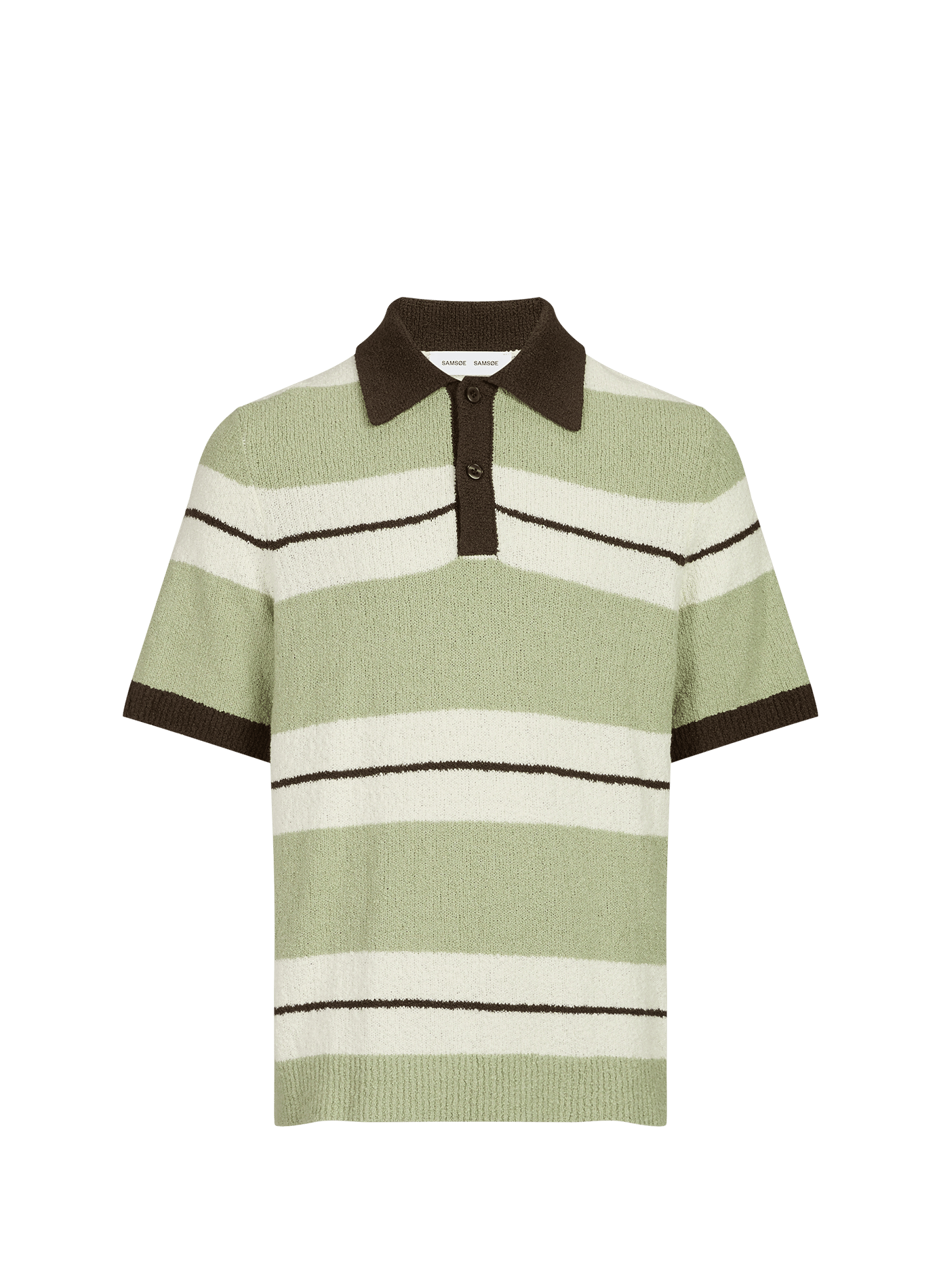 Sapedro blended cotton polo SAMSOE SAMSOE Green