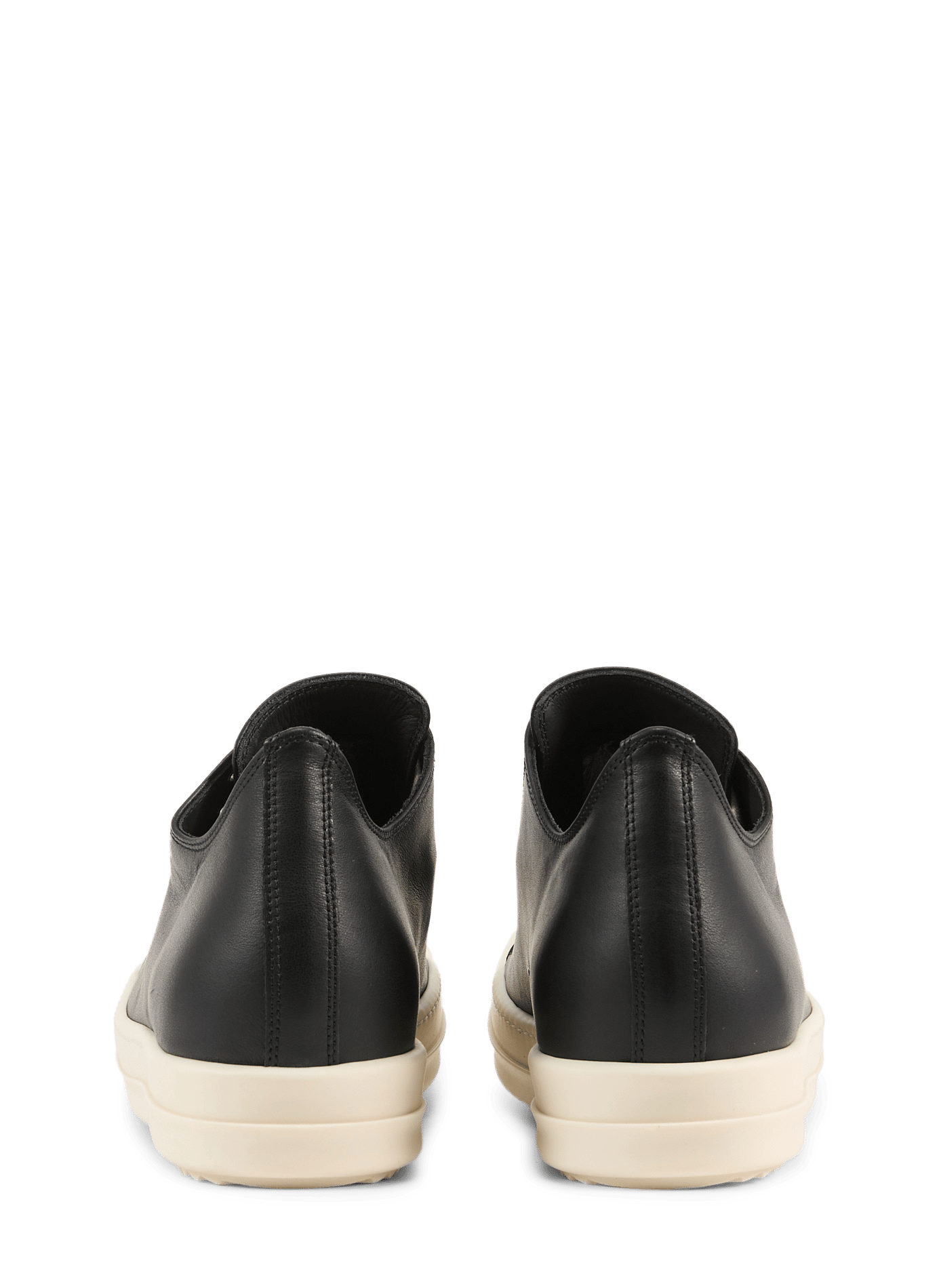 Baskets mi-montantes en cuir RICK OWENS Noir