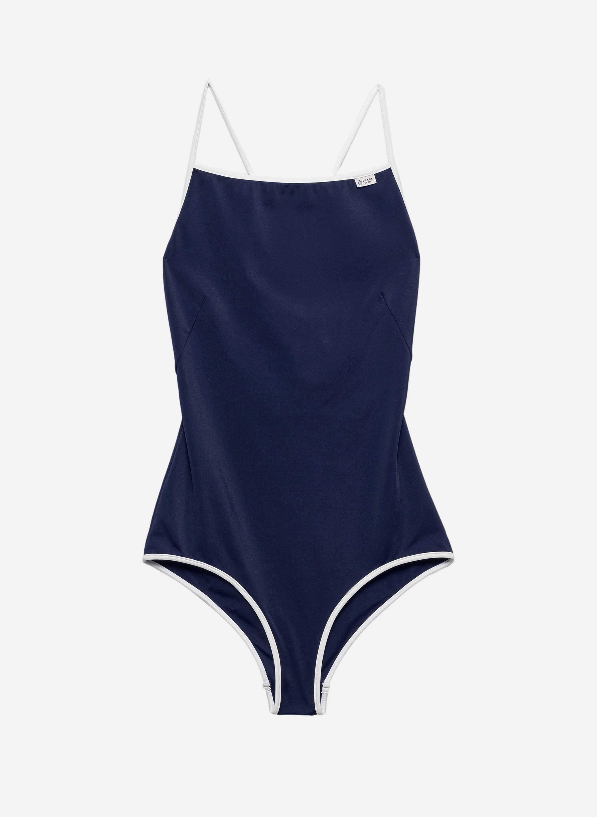 Maillot de bain une pièce en jersey PRADA Bleu