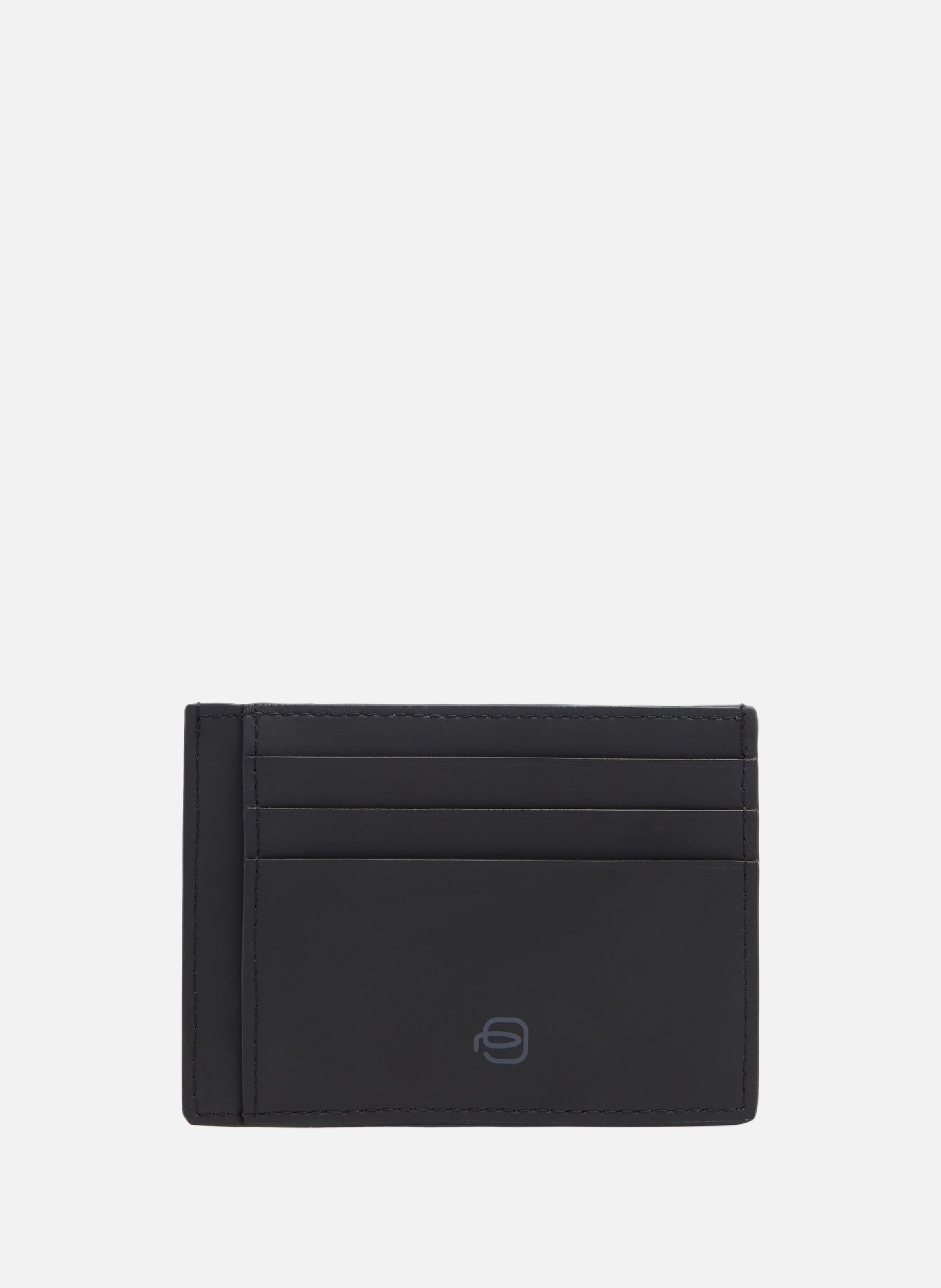 Porte-cartes de crédit homme fin PIQUADRO Noir