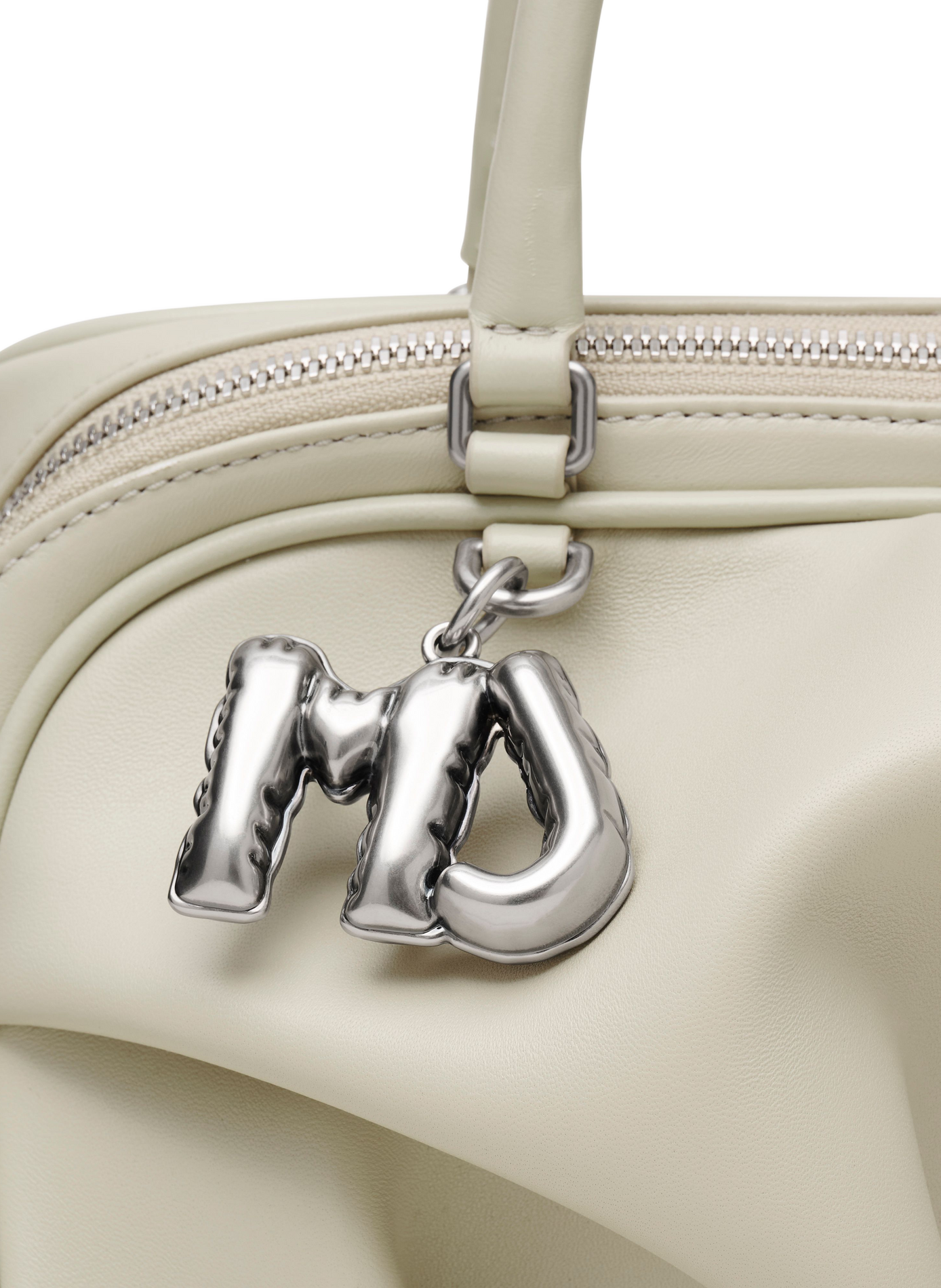 Tasche The Small Wave aus Lammleder MARC JACOBS Weiss