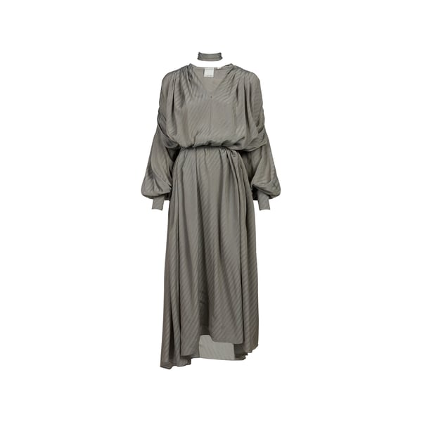 Robe ample Natalie col V à nouer Robe ample Natalie col V à nouer