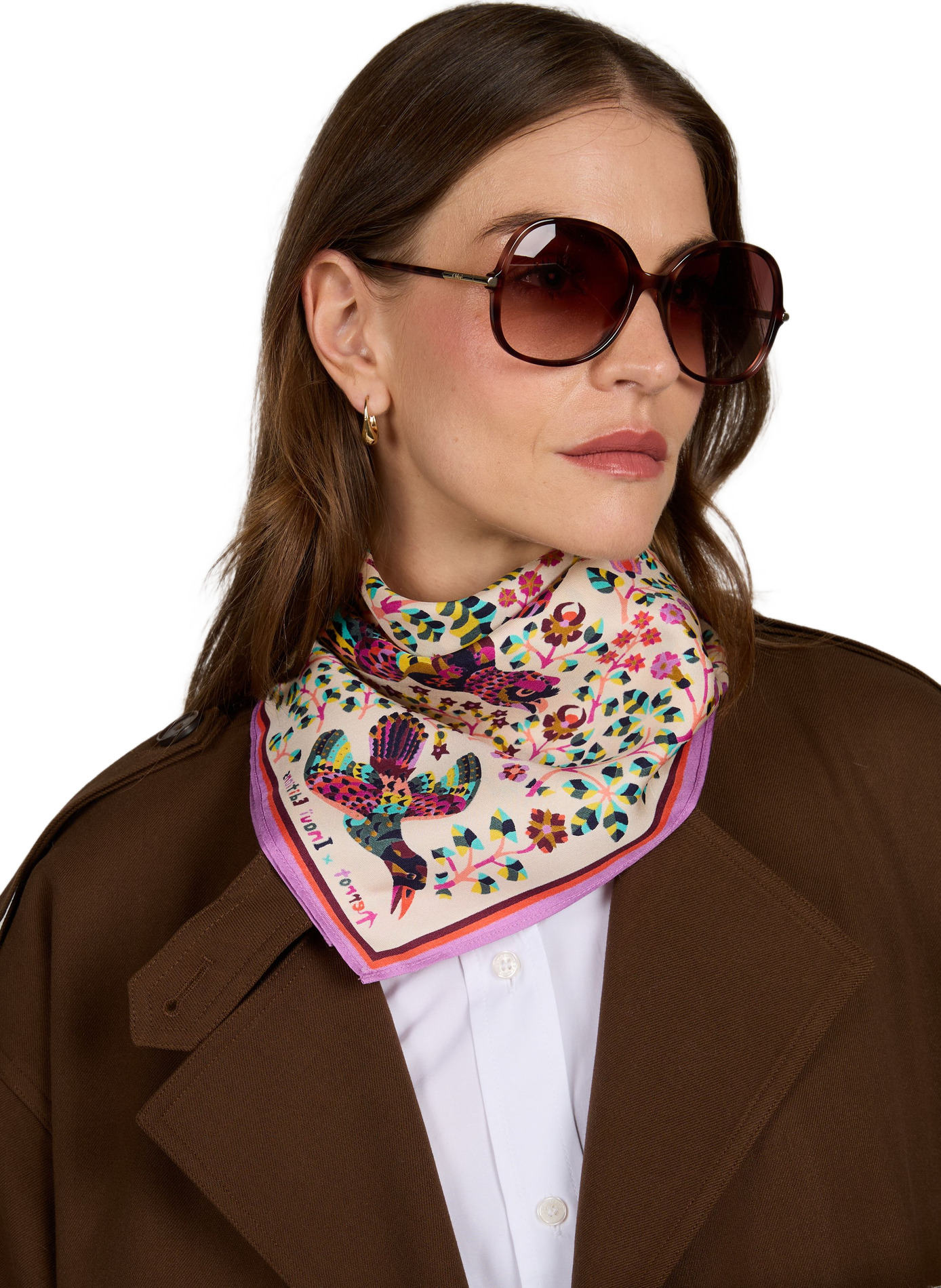 Oversized sunglasses CHLOÉ Red