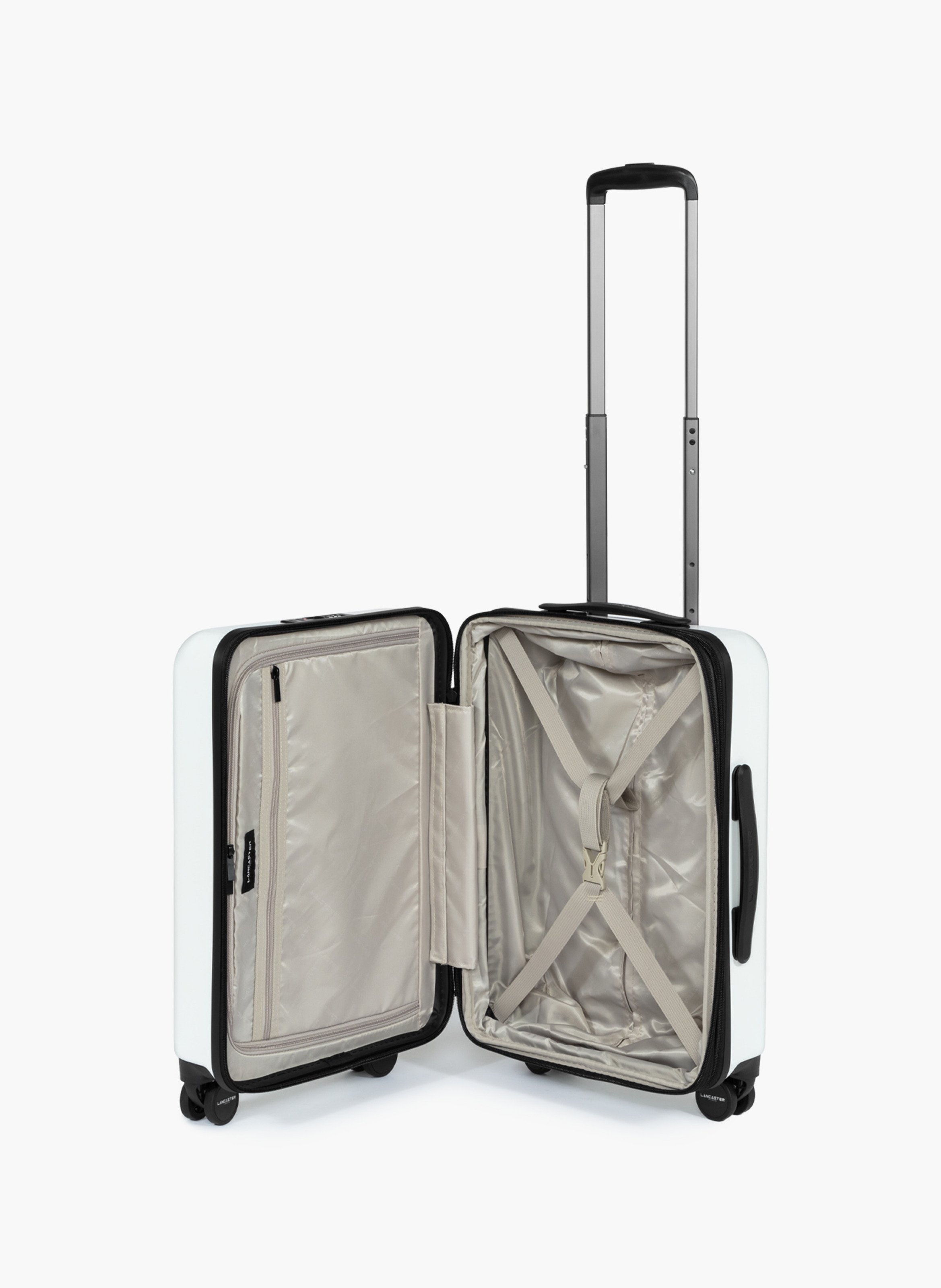 Valise cabine - cdg LANCASTER Blanc