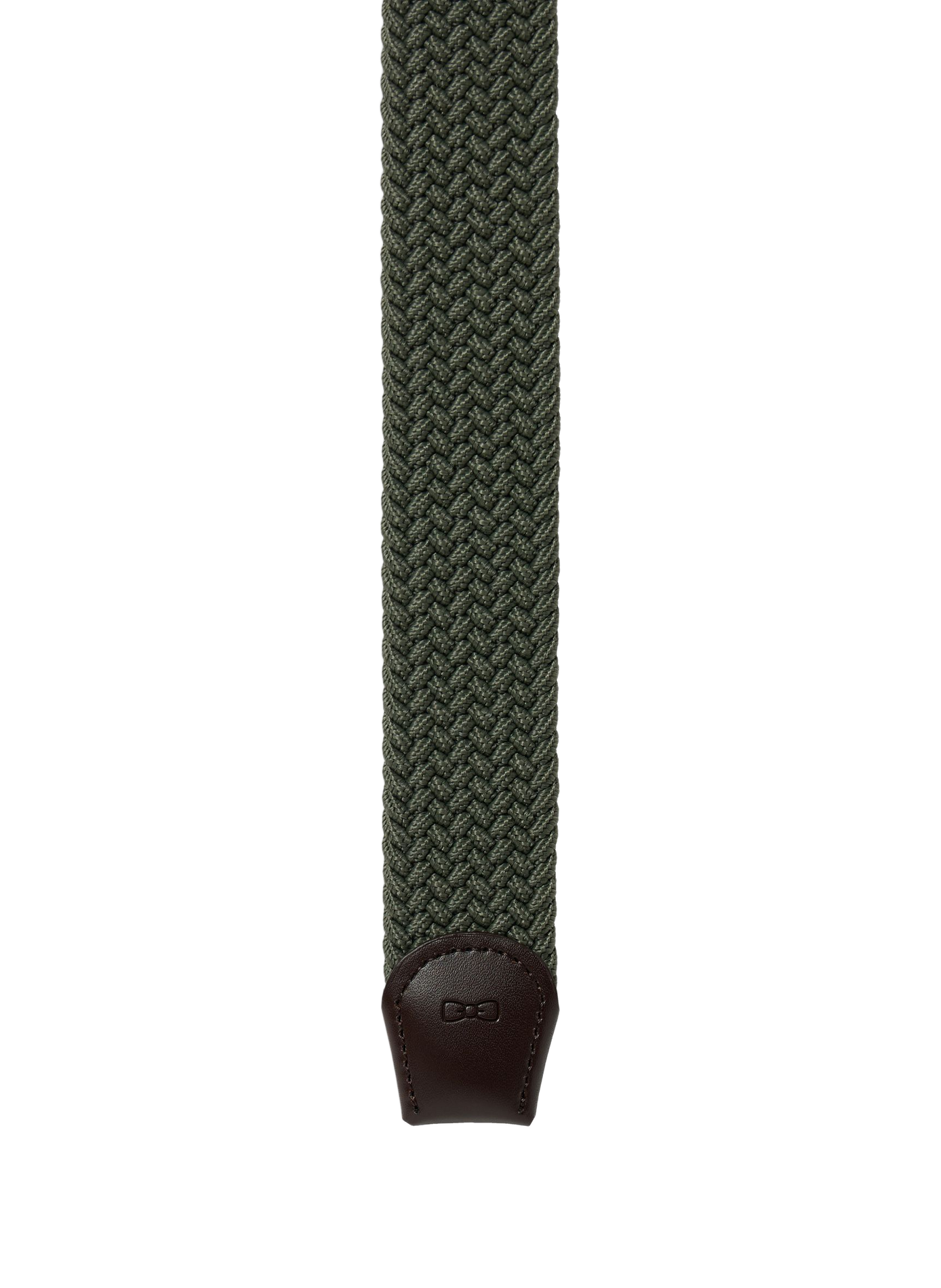 Elastic braided belt | Khaki EDEN PARK Men