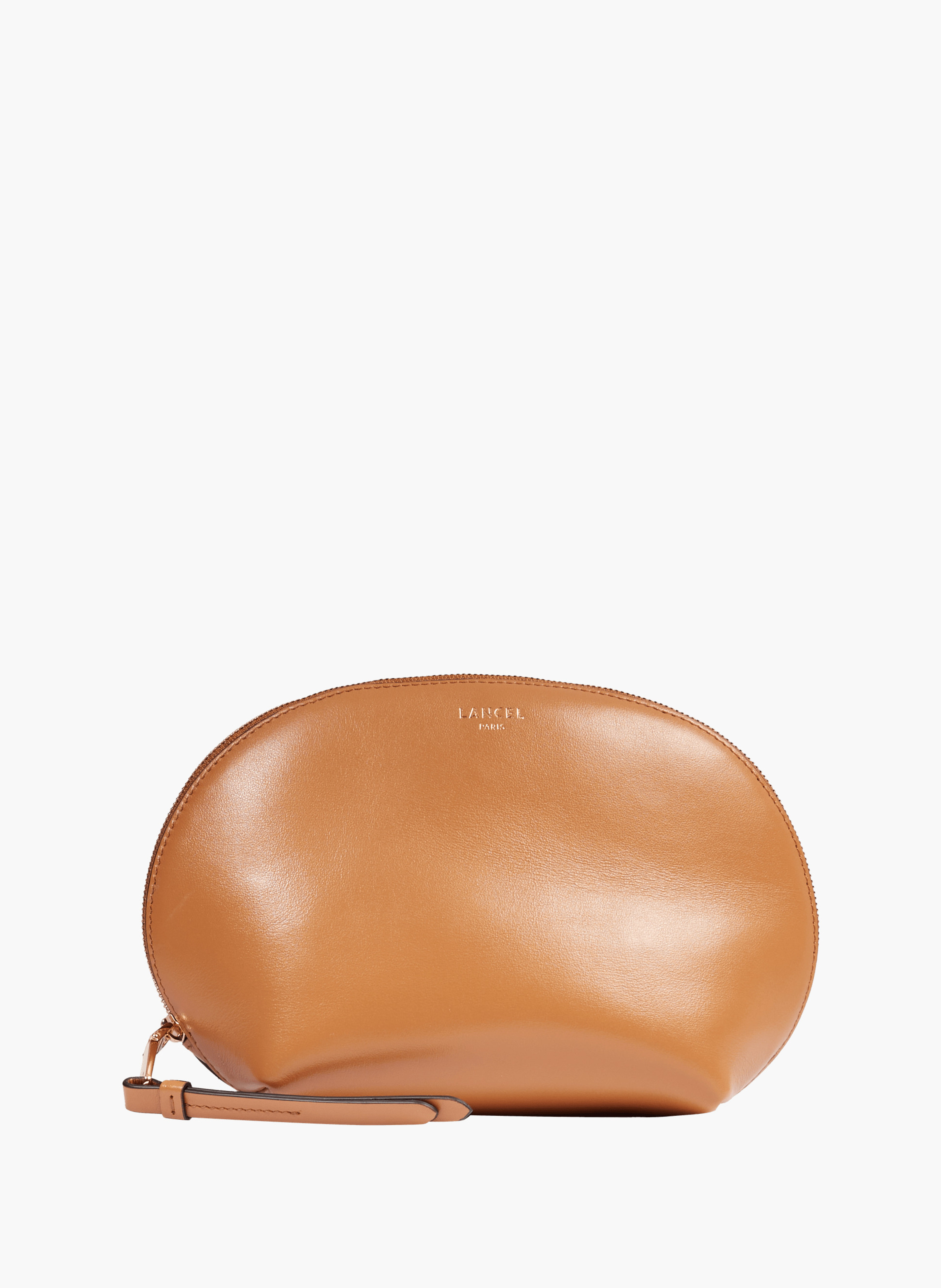 Cosmetische etui van Lancel in leder. LANCEL Bruin