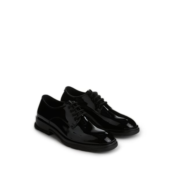 Derbies Slim Tread en cuir verni