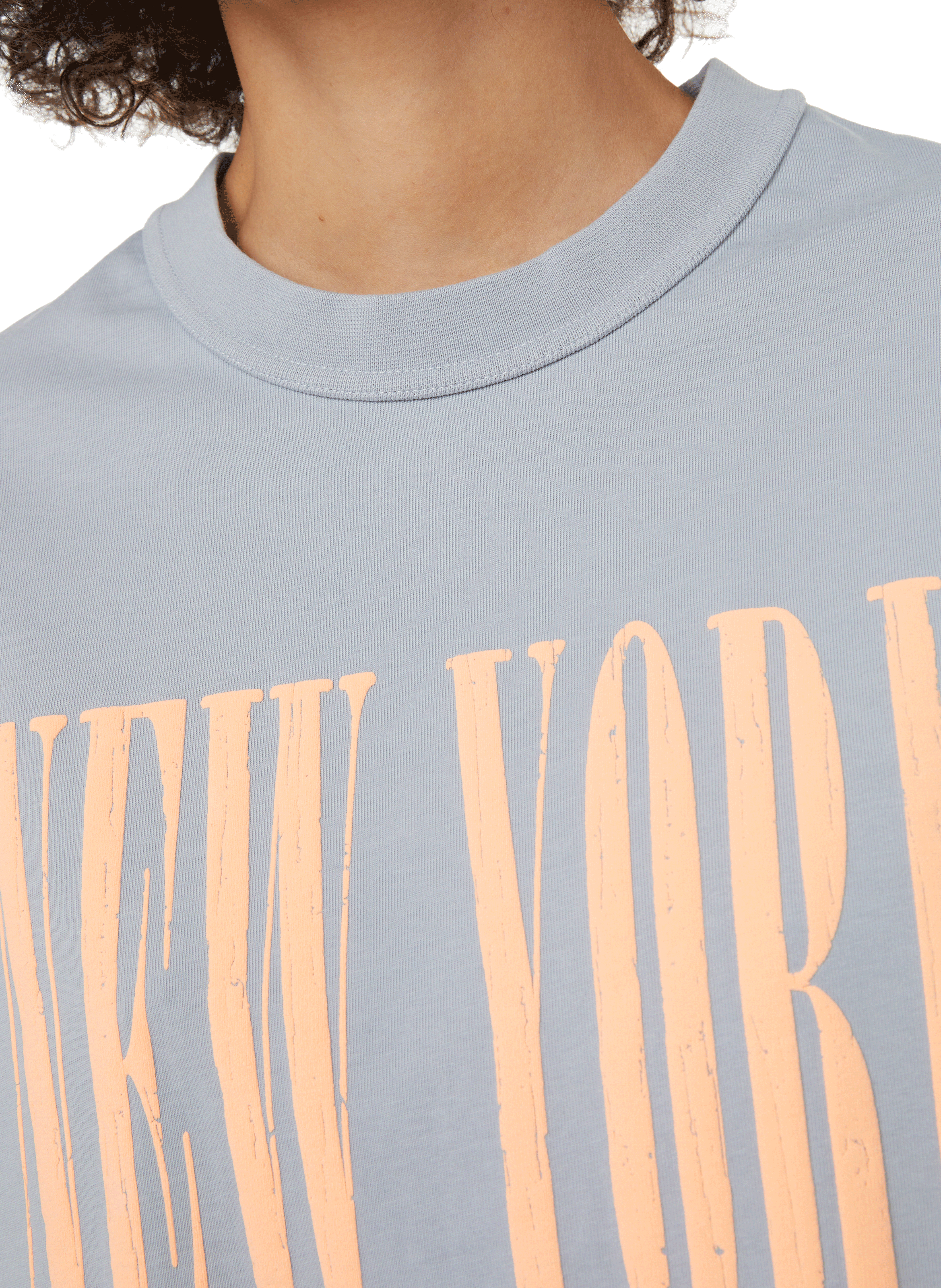 Printed cotton T-shirt ALEXANDER WANG Multicolour