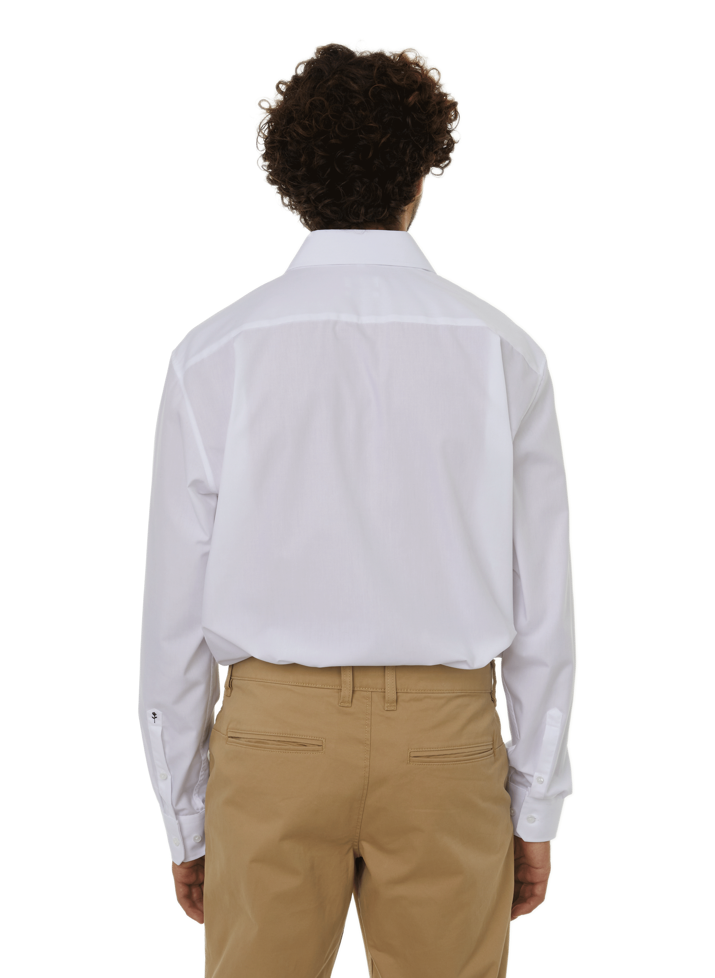 Straight cotton shirt SEIDENSTICKER White