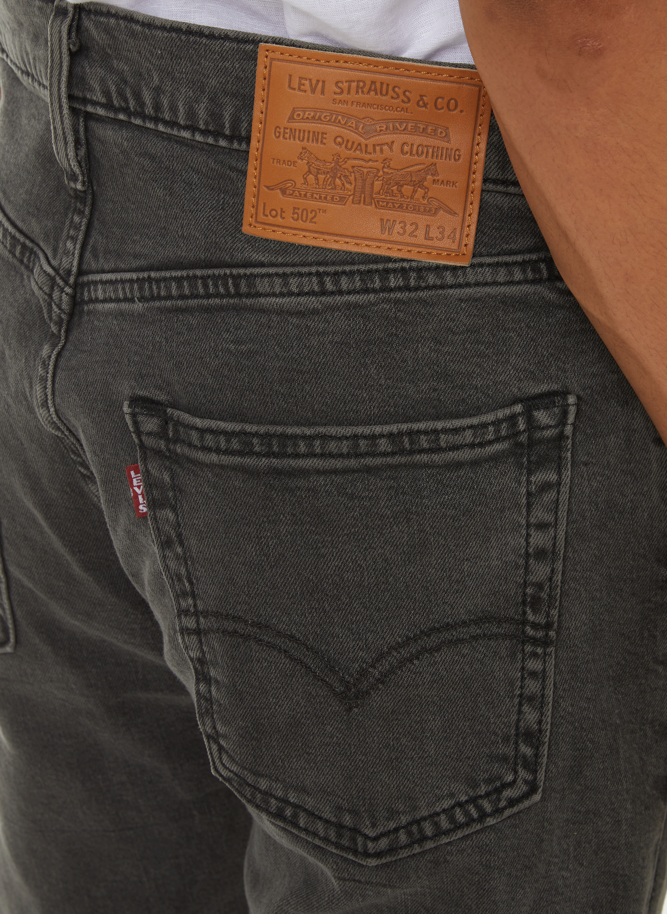 Jeans 502 LEVI'S Grijs