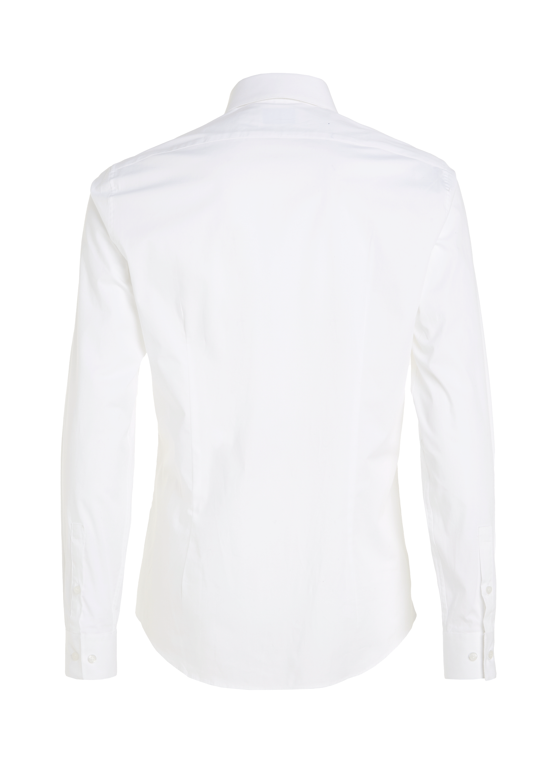 Slim-fit cotton shirt CALVIN KLEIN White