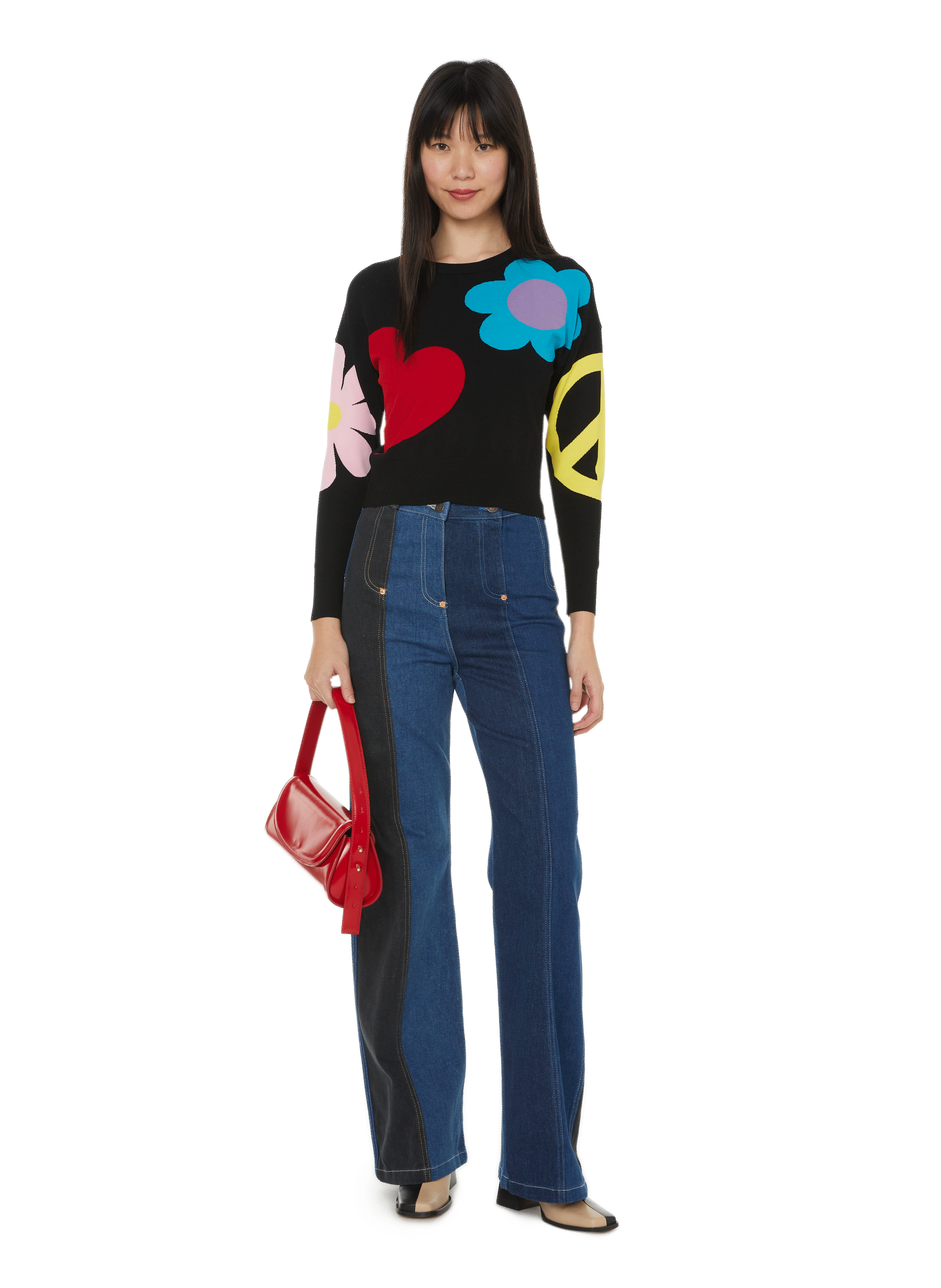 Sac Dora en cuir SAISON 1865 Rouge