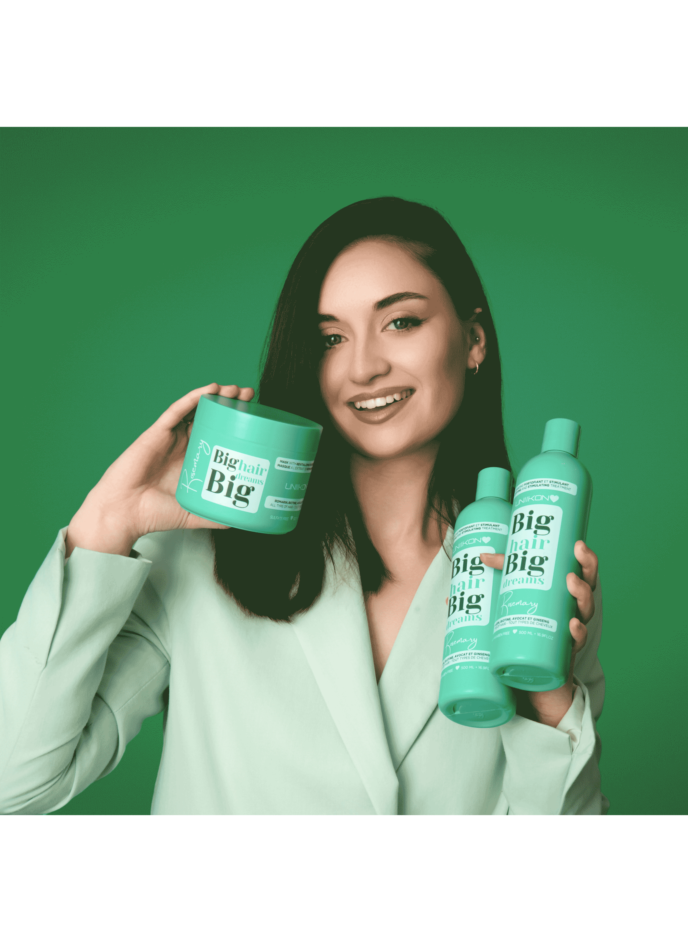 Rosemary Shampoo - All hair types UNIIKON No color