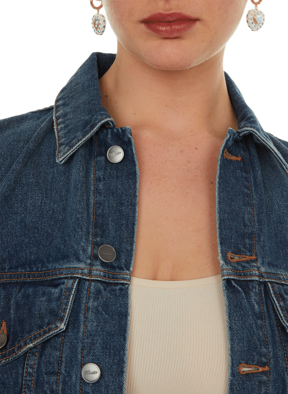 Veste en jean KHAITE Bleu