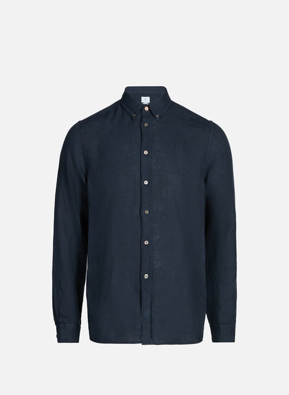 Straight linen shirt Blue by PAUL SMITH PAUL SMITH Straight linen shirt Blue