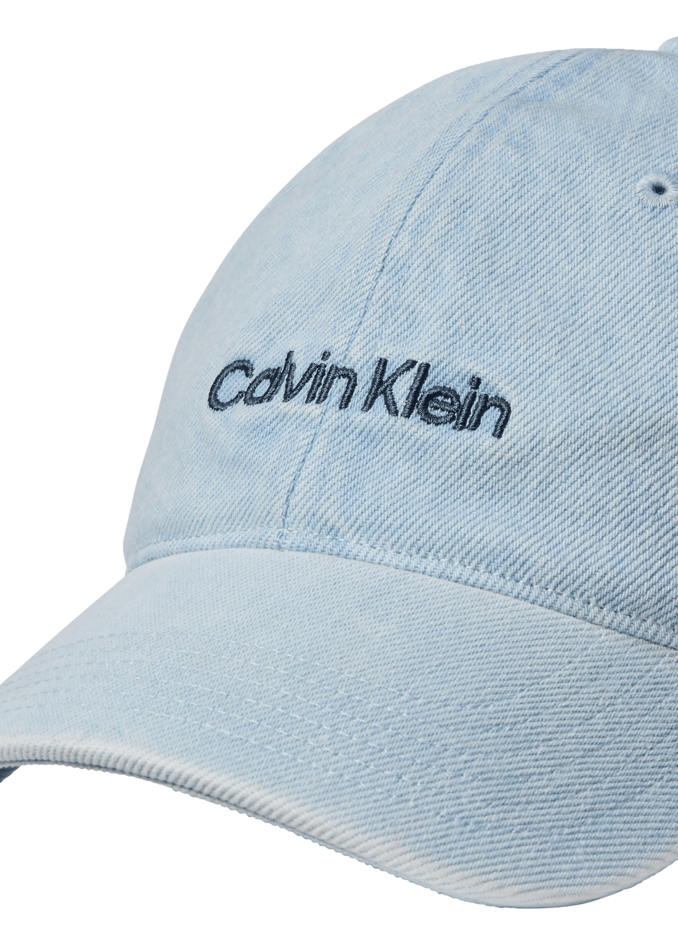 Embroidered Logo Denim Cap CALVIN KLEIN Blue