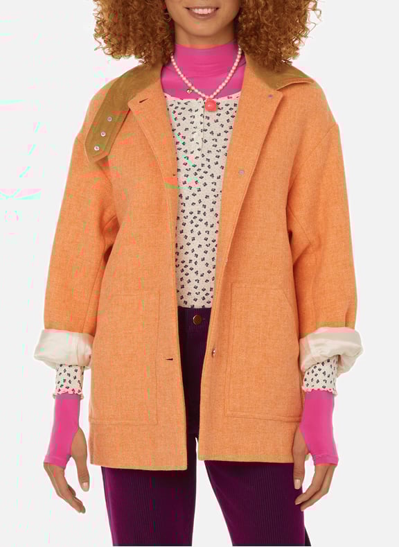 Virgin wool coat Orange by ROSEANNA ROSEANNA Virgin wool coat Orange