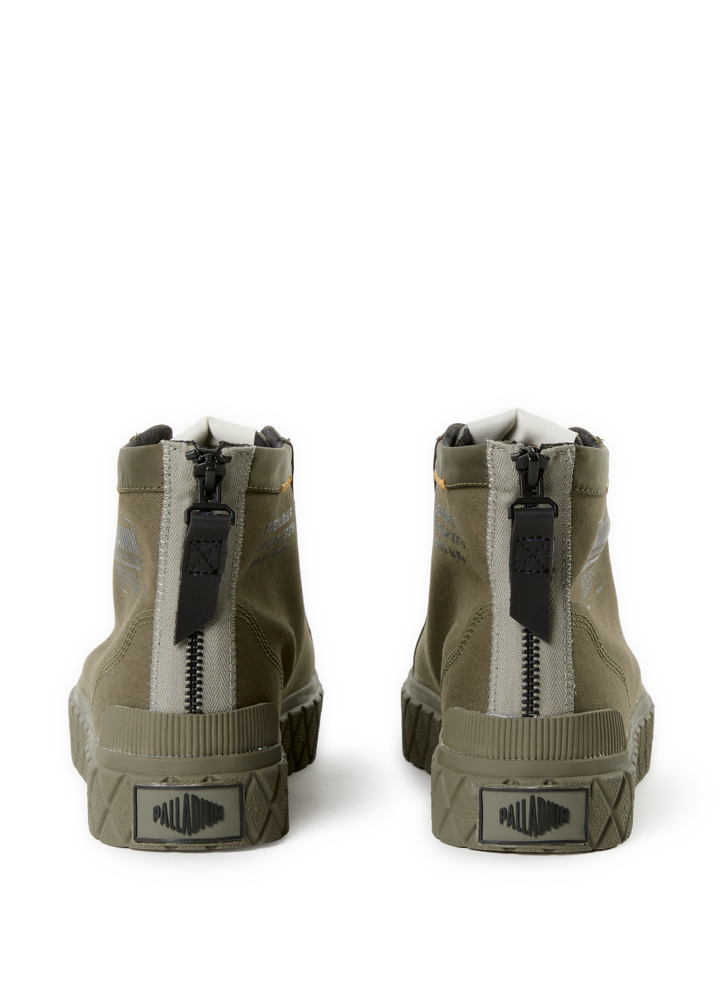 Boots en coton mélangé PALLADIUM Kaki
