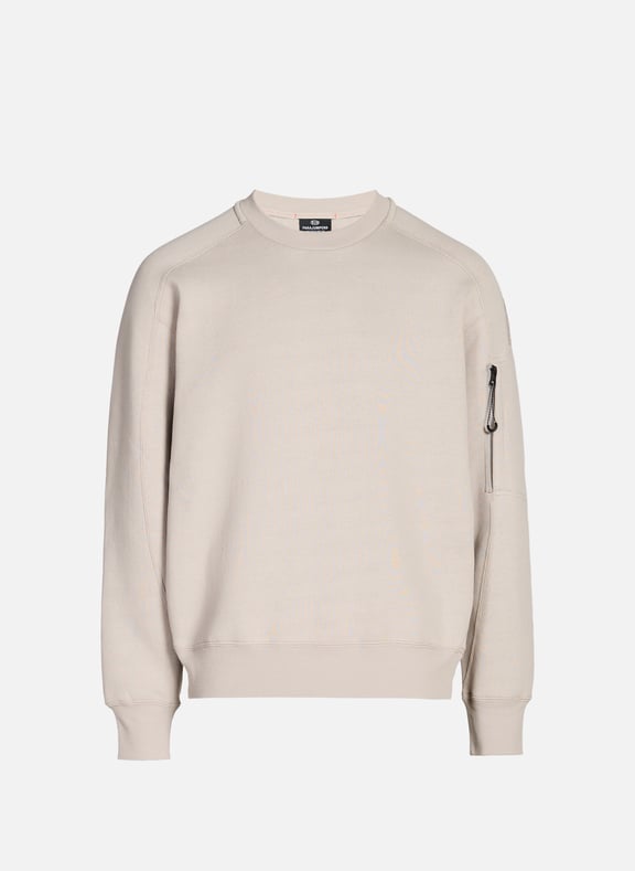 Cotton-blend round-neck jumper Grey by PARAJUMPERS PARAJUMPERS Cotton-blend round-neck jumper Grey