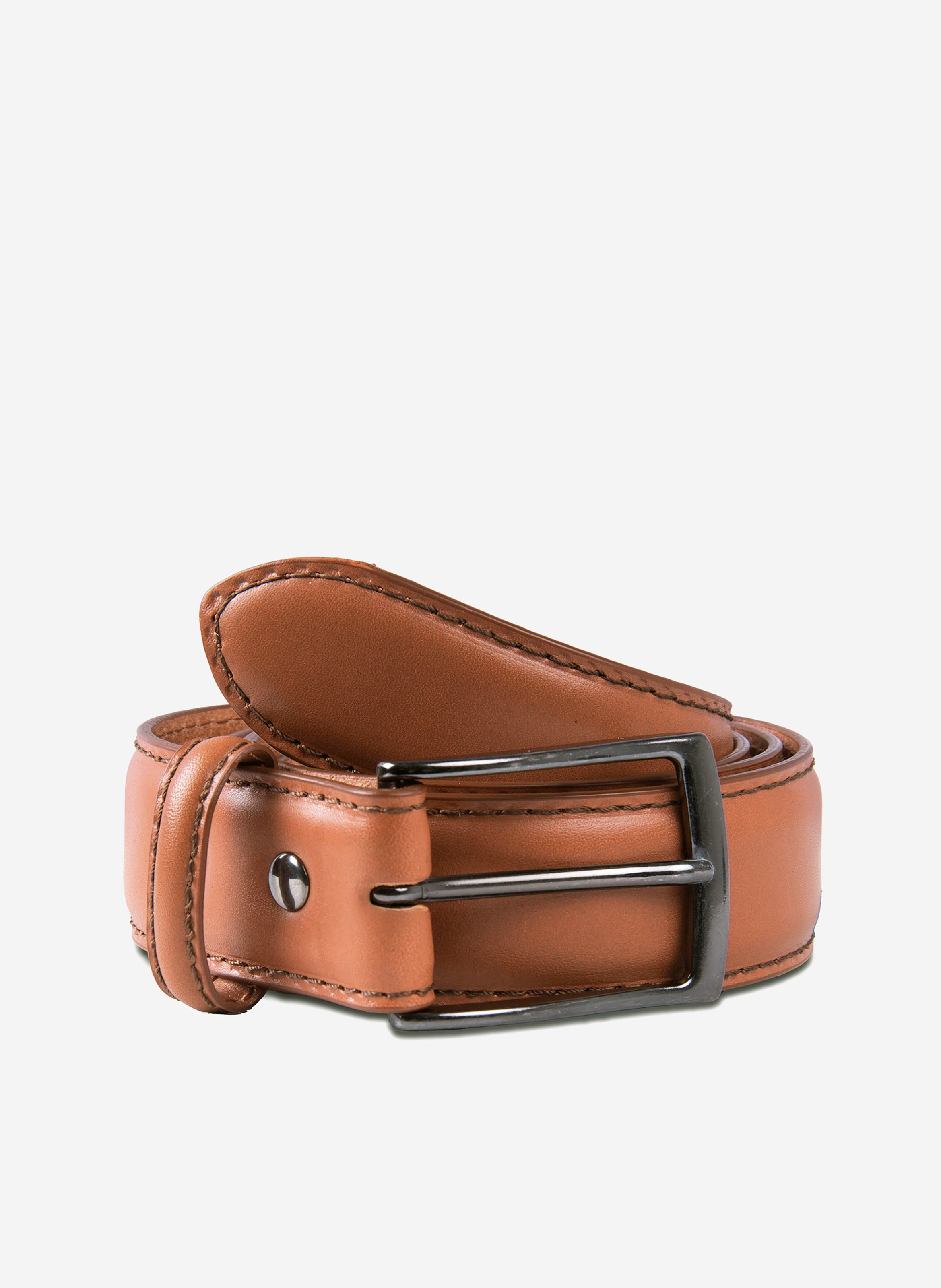 Ceinture madrid cuir JULES & JENN Marron